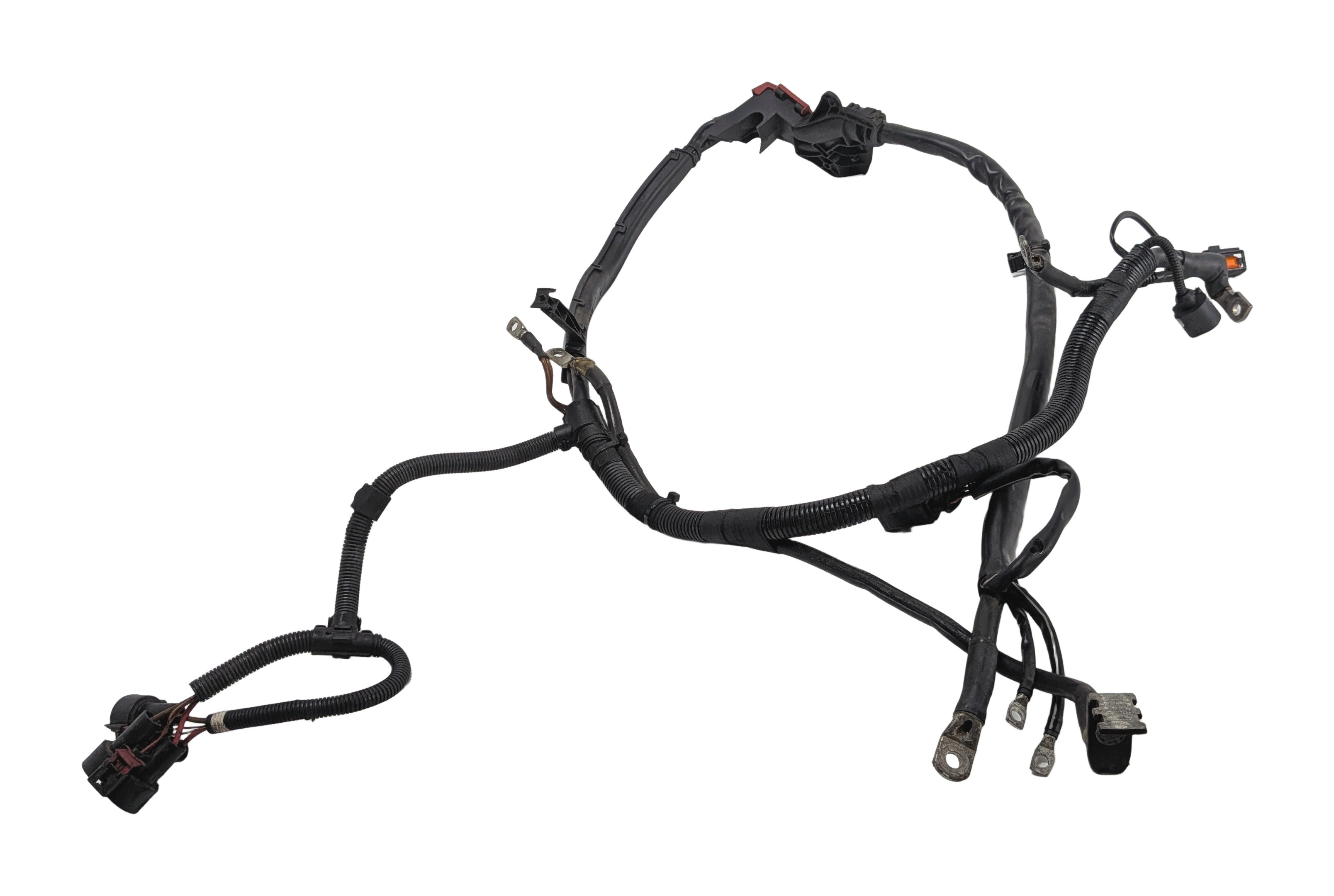 2013 AUDI A7 (C7 4G8) 3.0L POSITIVE BATTERY CABLE w/ ALTERNATOR STARTER WIRING — exact item pictured