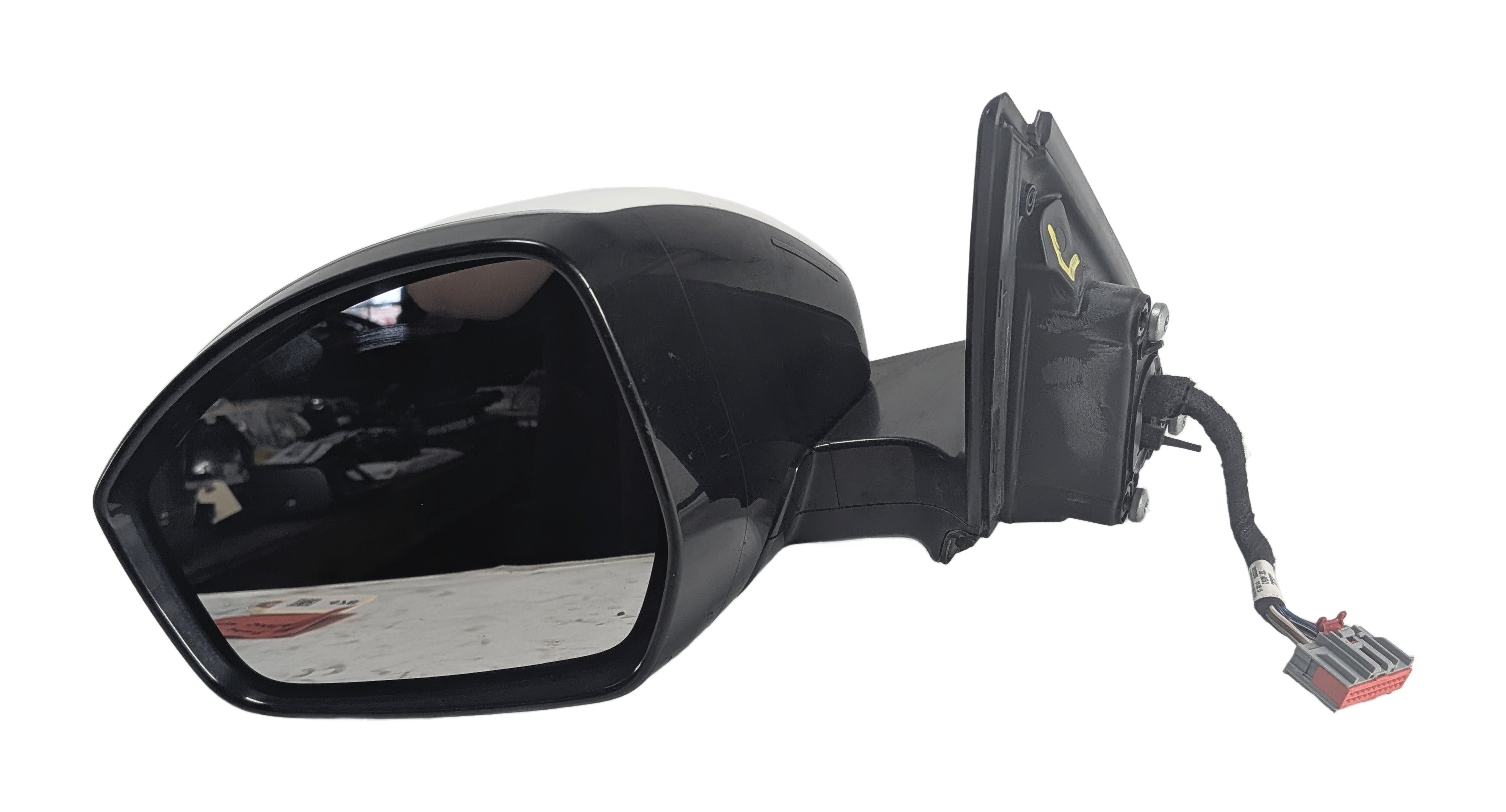 2014-2019 RANGE ROVER EVOQUE (L538) LEFT P-FOLD HEATED DOOR MIRROR (White) — exact item pictured