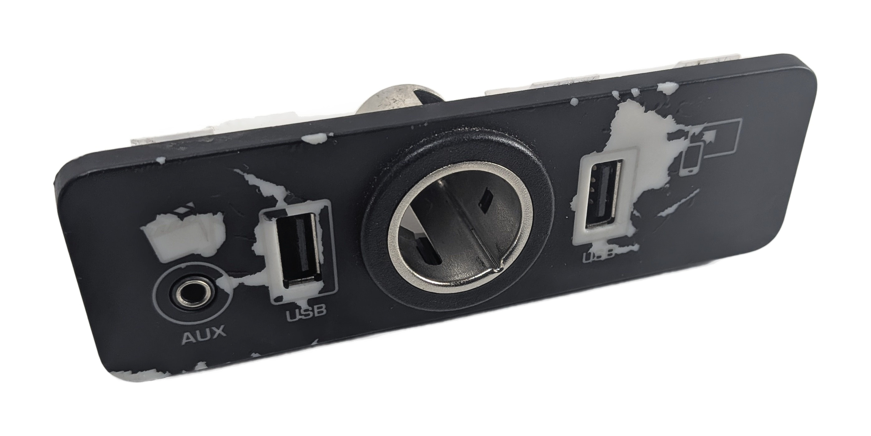 2015 RANGE ROVER EVOQUE (L538) AUX USB INPUT JACK 12V POWER SOCKET PANEL — exact item pictured