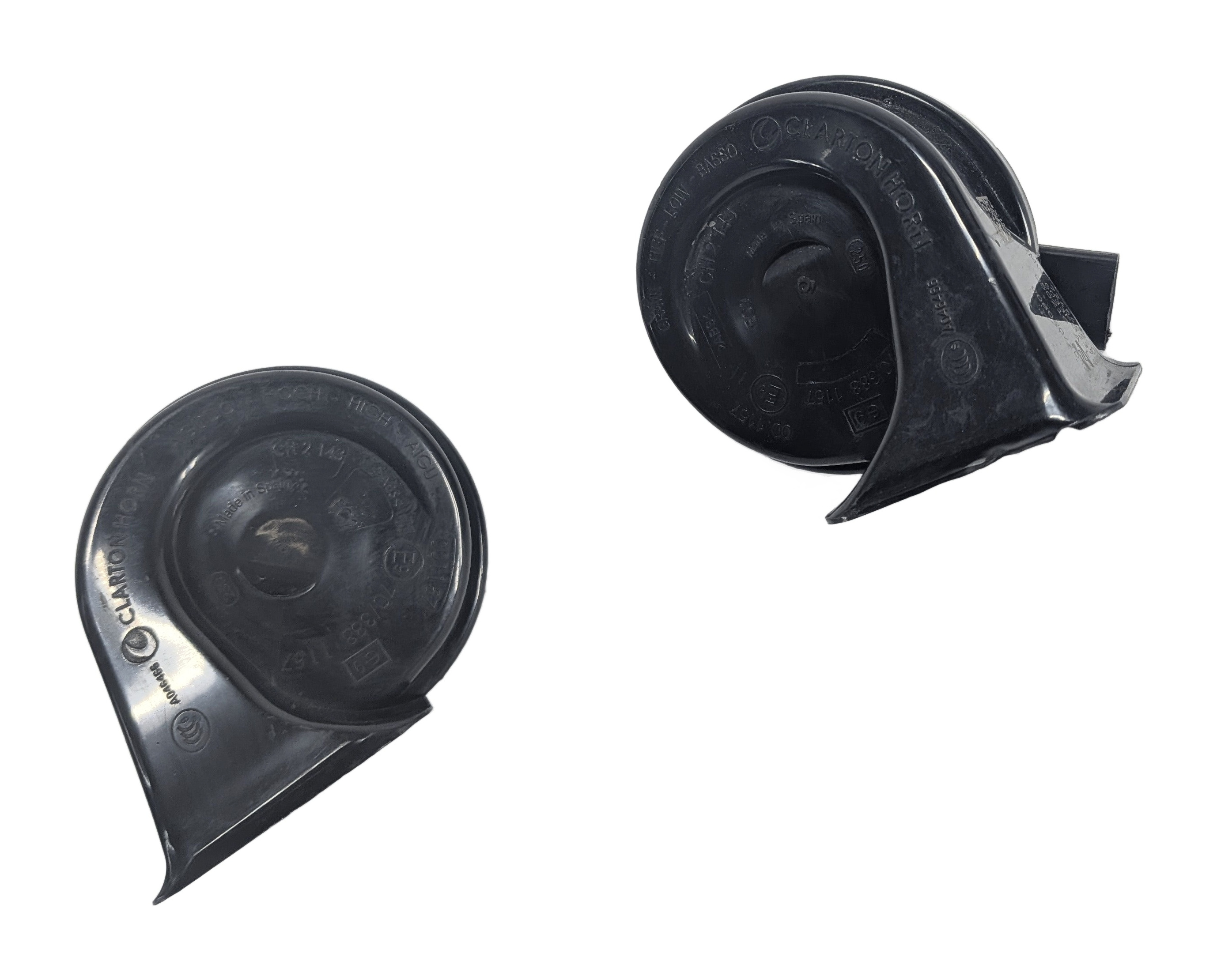 13-17 BMW 2 3 4 SERIES (F22 F30 F32 F34) HIGH & LOW TONE SAFETY HORN SET-2 — exact item pictured