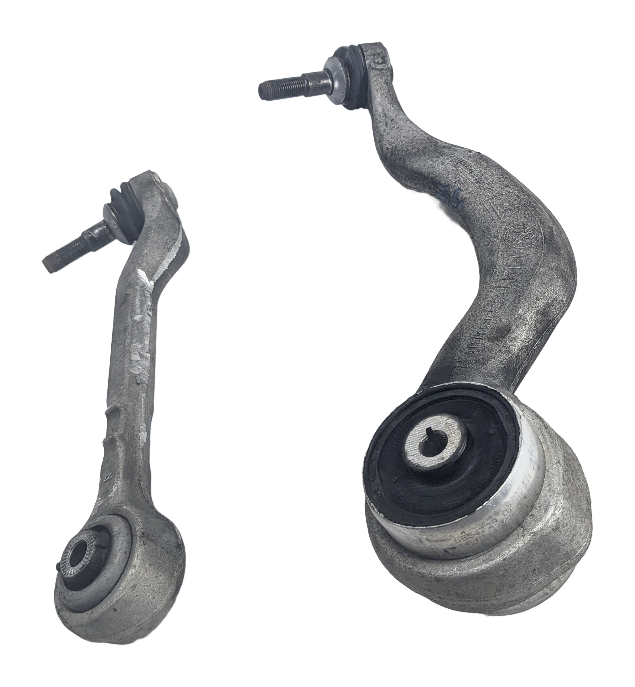 13-21 BMW 2 3 4 (F22 F30 F32) AWD FRONT RIGHT LOWER CONTROL ARM WISHBONE SET/2 — exact item pictured