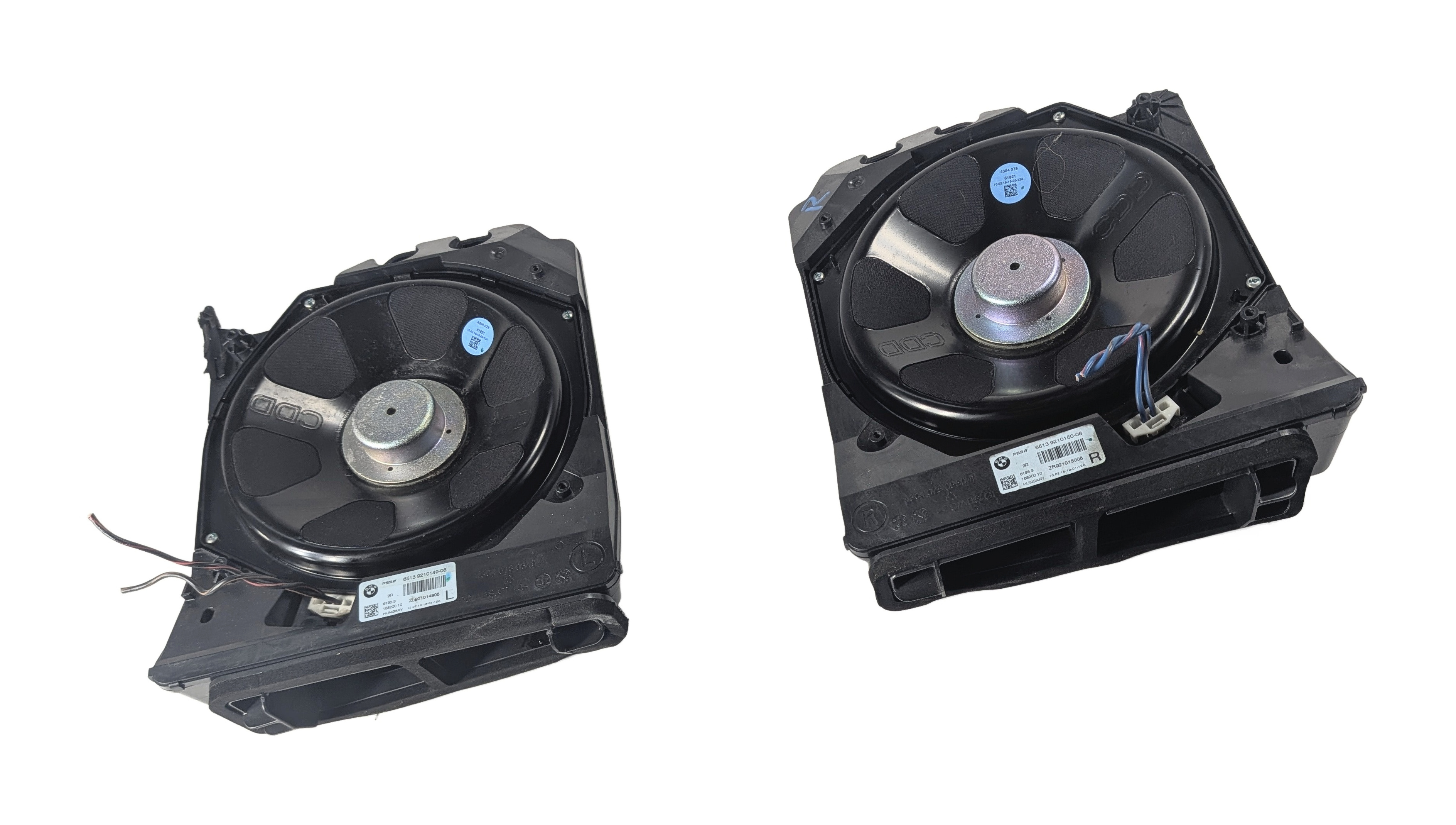 2016 BMW 228I (F22) HIFI UNDERSEAT RADIO STEREO AUDIO SUBWOOFER SPEAKER SET/2 — exact item pictured