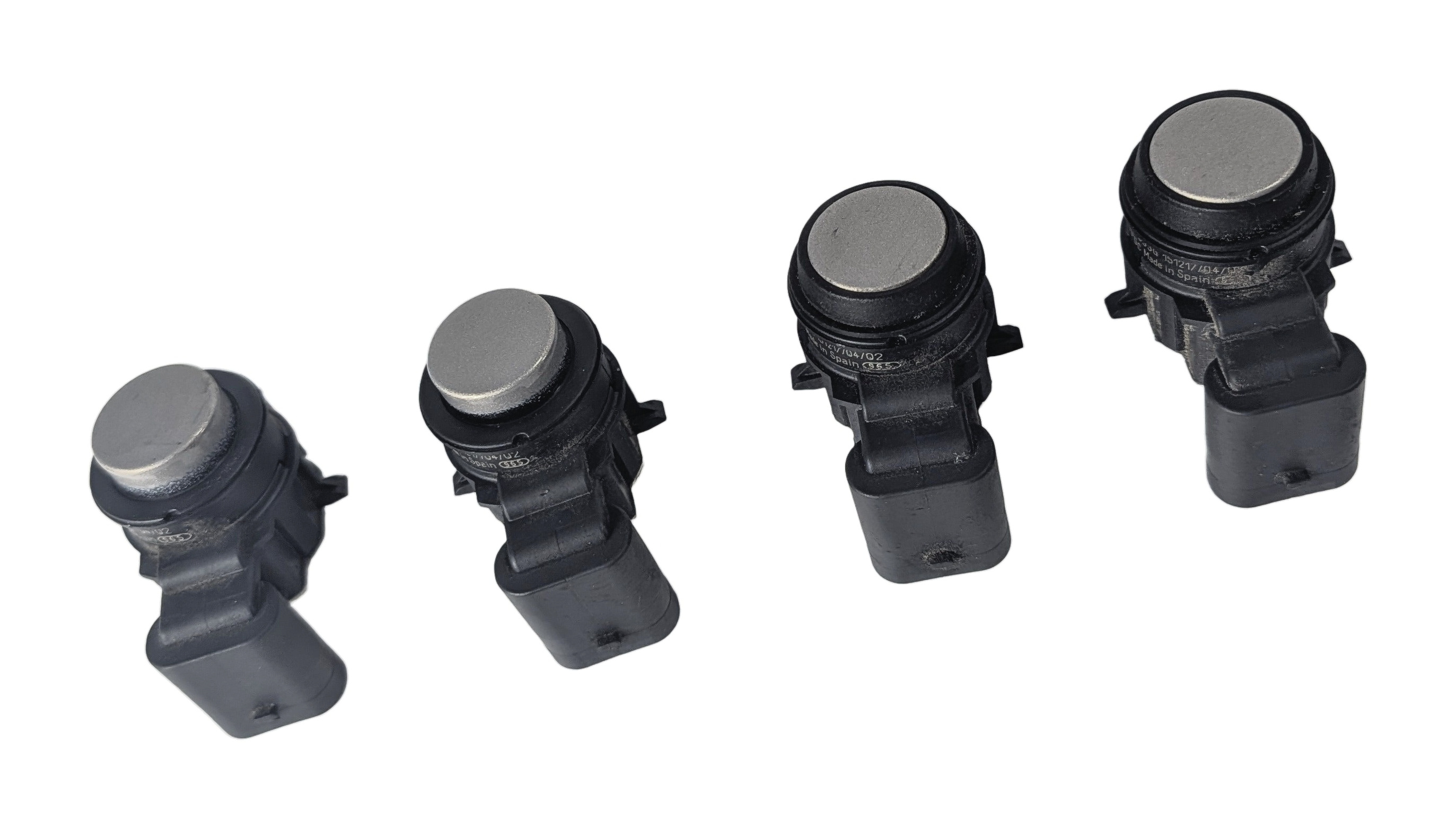2016 BMW 228I (F22) FRONT/REAR PARK ASSIST PDC DISTANCE SENSOR SET/4 (Silver) — exact item pictured