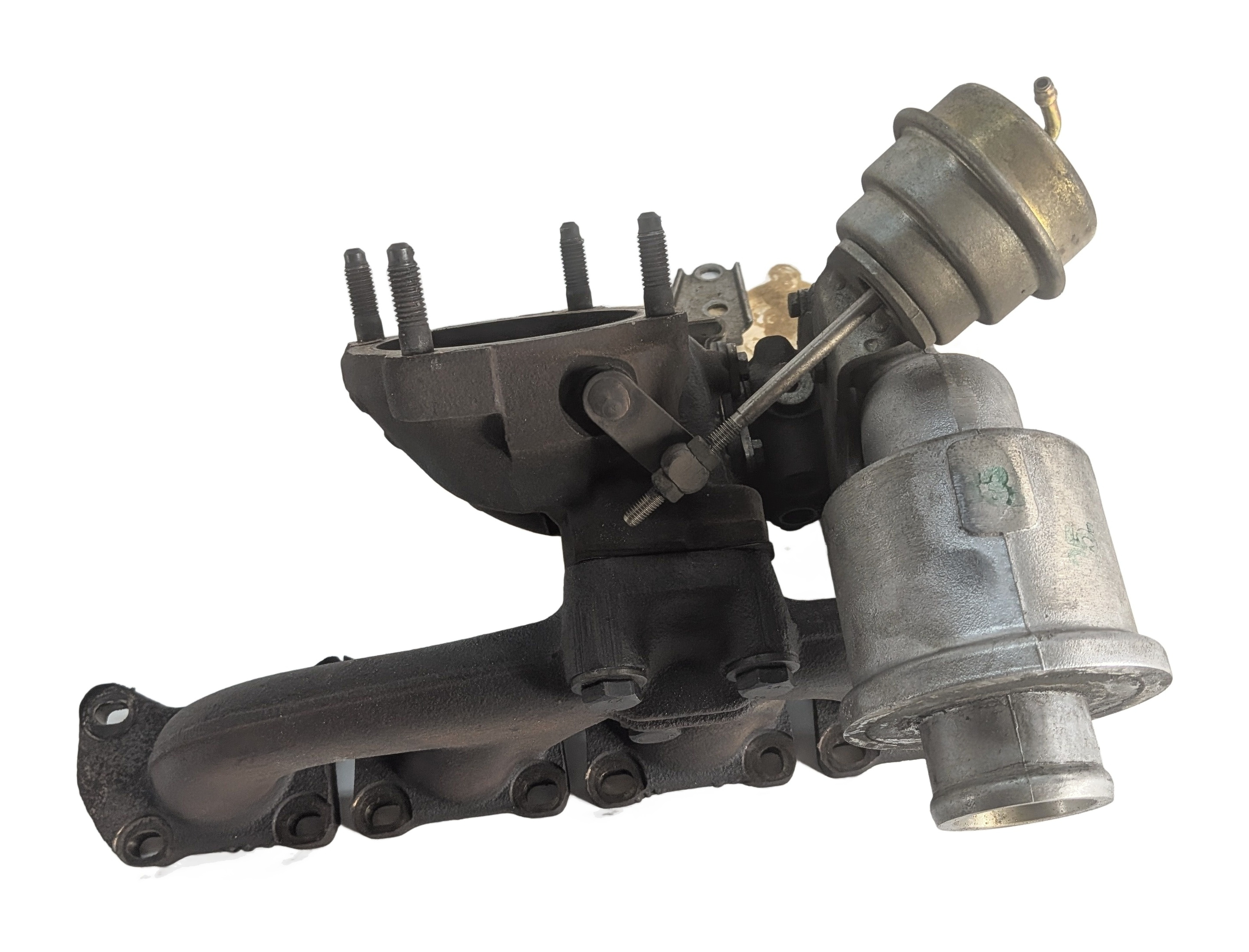 01-06 AUDI TT QUATTRO 1.8L AWP TURBOCHARGER w/EXHAUST MANIFOLD — exact item pictured