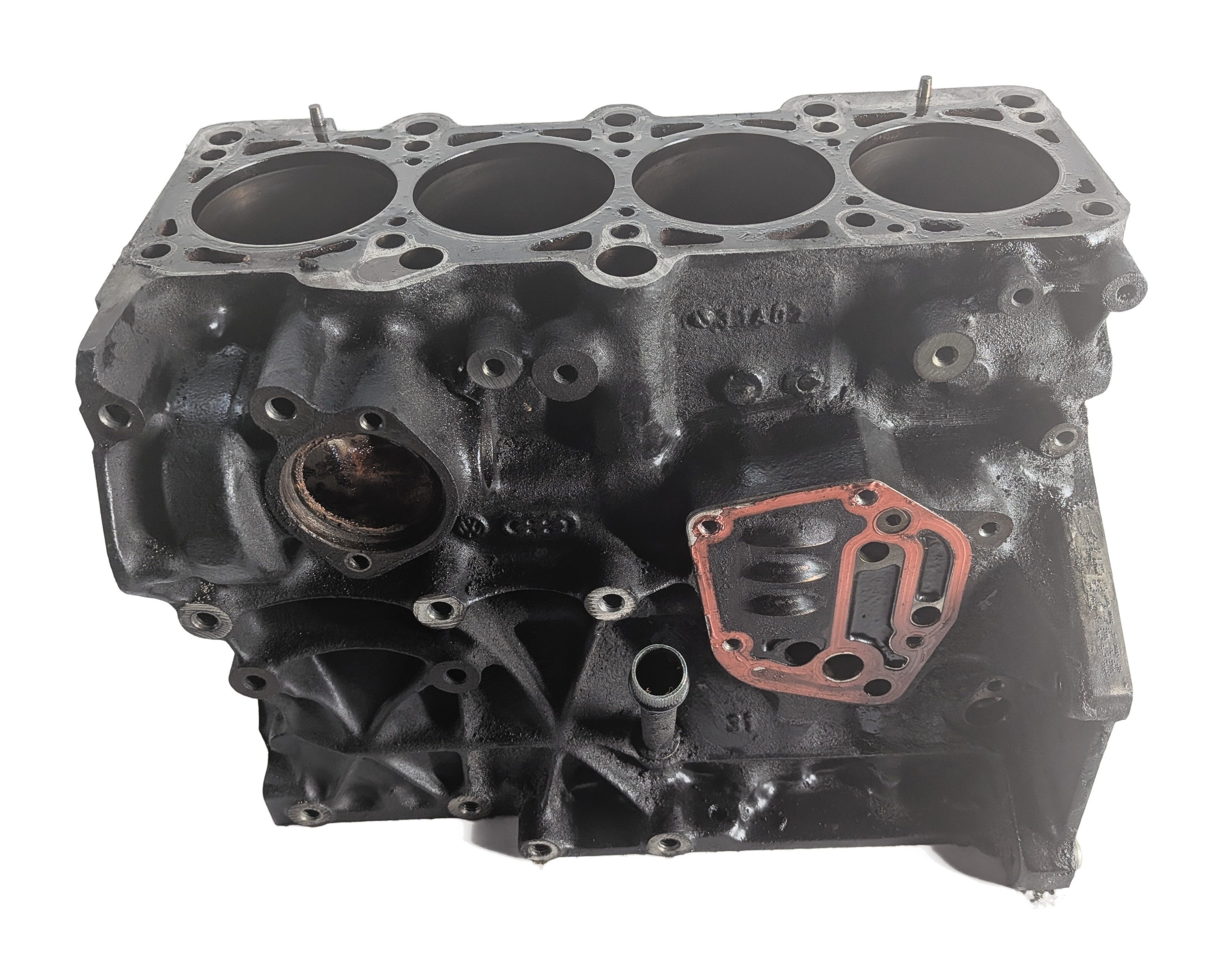 01-06 AUDI TT QUATTRO 1.8L AWP TURBO ENGINE CYLINDER BLOCK — exact item pictured