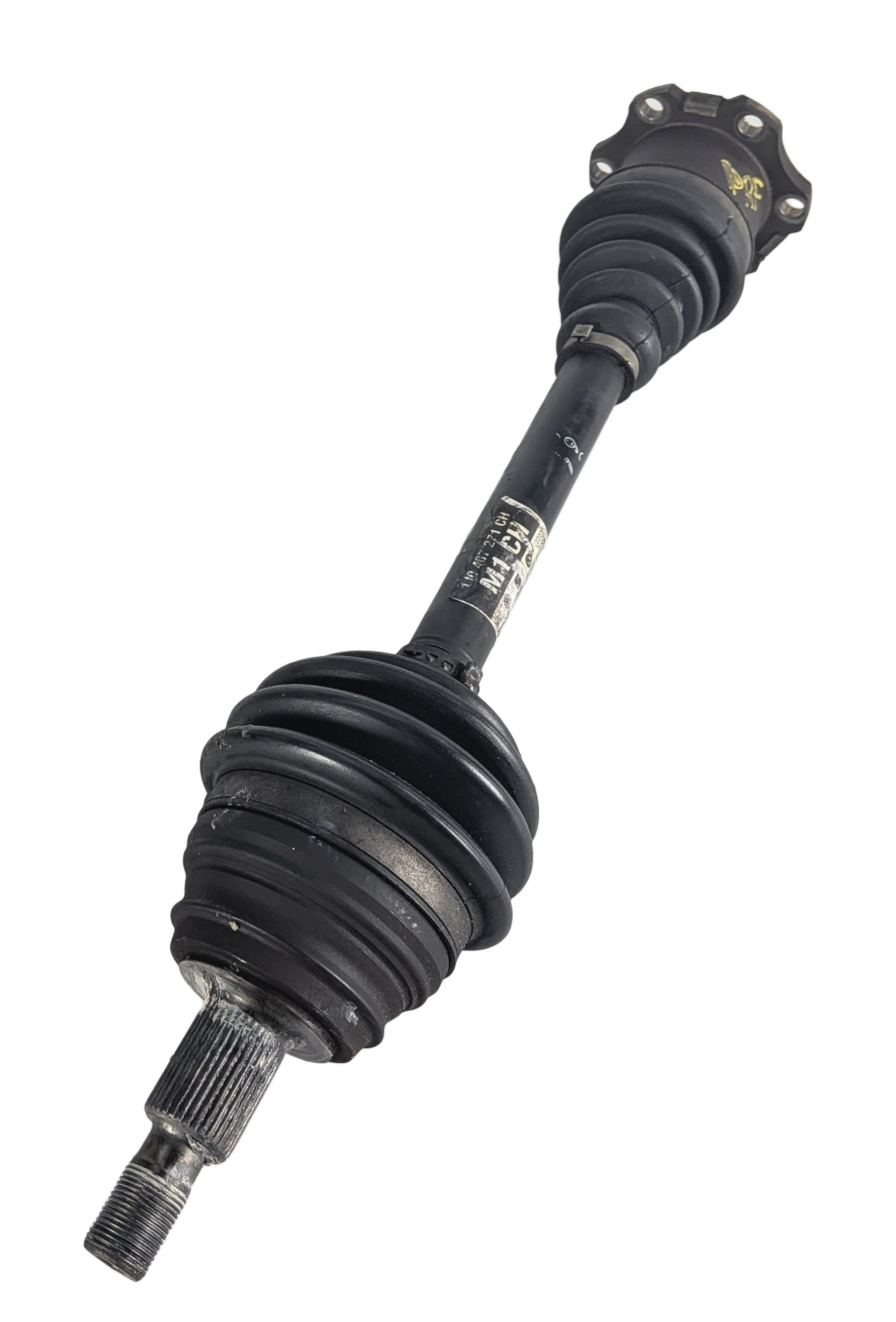00-02 AUDI TT (MK1) FRONT LEFT CV AXLE DRIVE HALF SHAFT w/JOINTS — exact item pictured