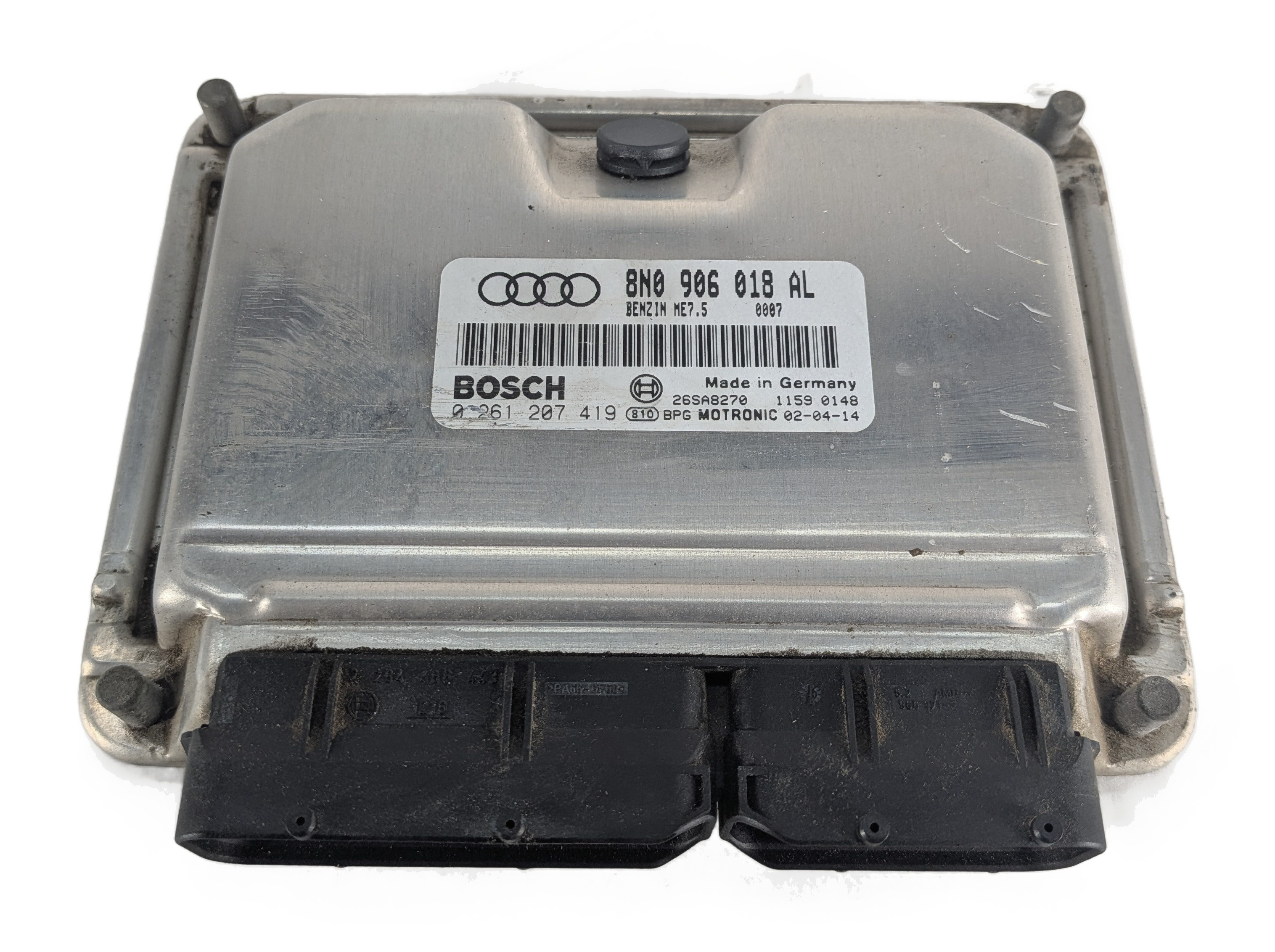 2002 AUDI TT 1.8L AWP ECM ENGINE CONTROL MODULE — exact item pictured