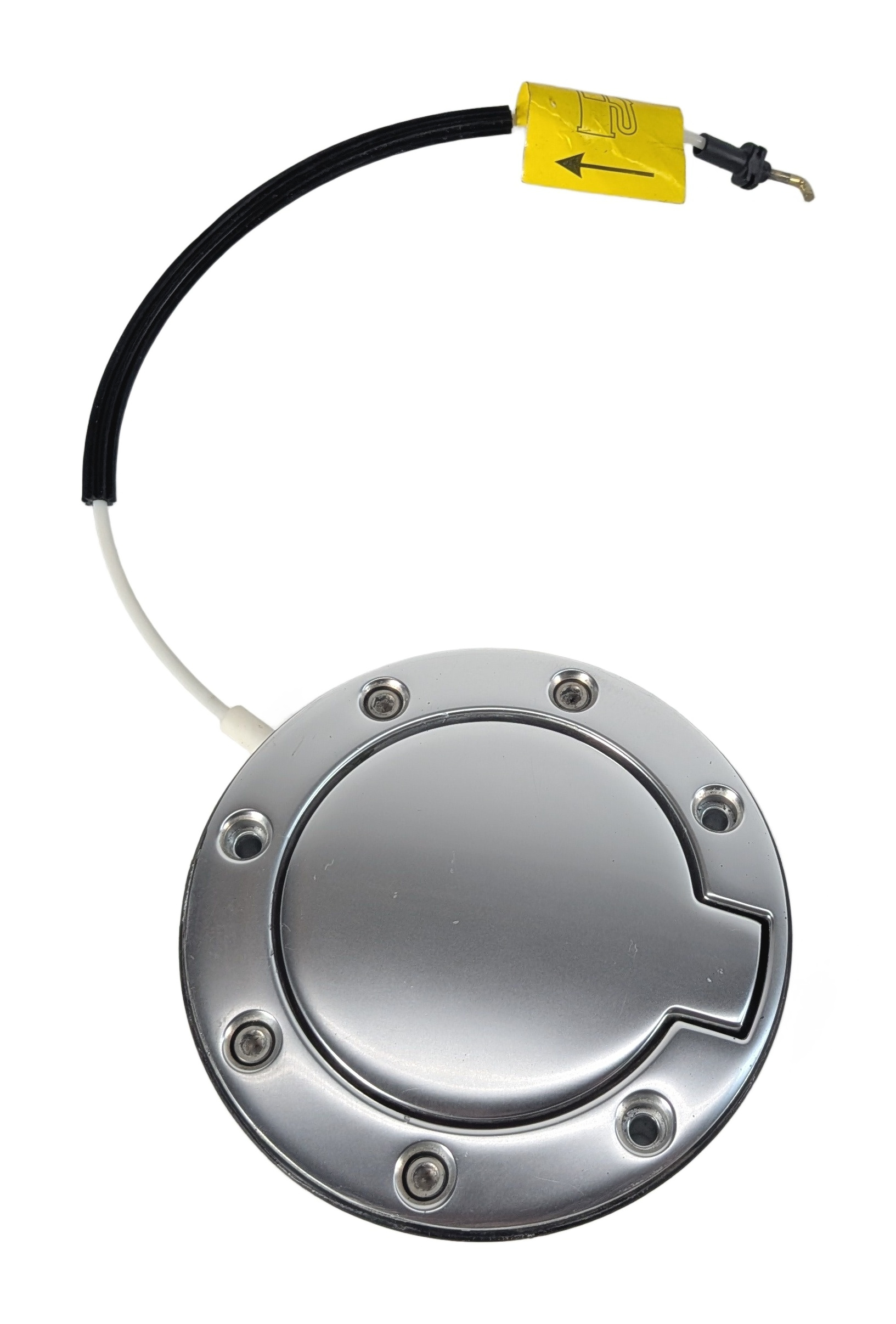 00-06 AUDI TT FUEL GAS FILLER DOOR w/RELEASE CABLE (ALUMINUM) — exact item pictured