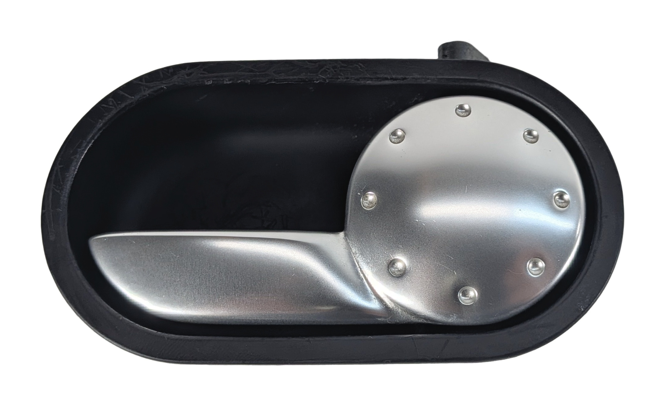 00-06 AUDI TT FRONT RIGHT INSIDE INTERIOR DOOR HANDLE (SILVER) — exact item pictured