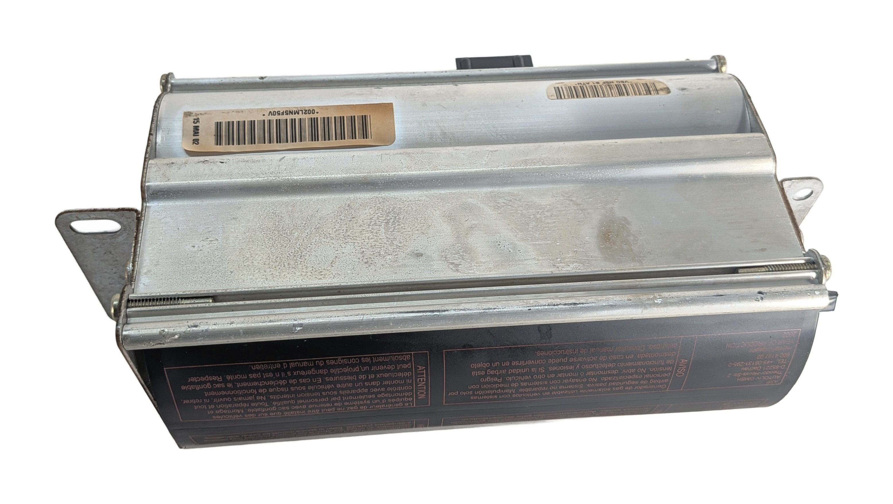 02-06 AUDI TT FRONT PASSENGER DASH SRS AIRBAG — exact item pictured