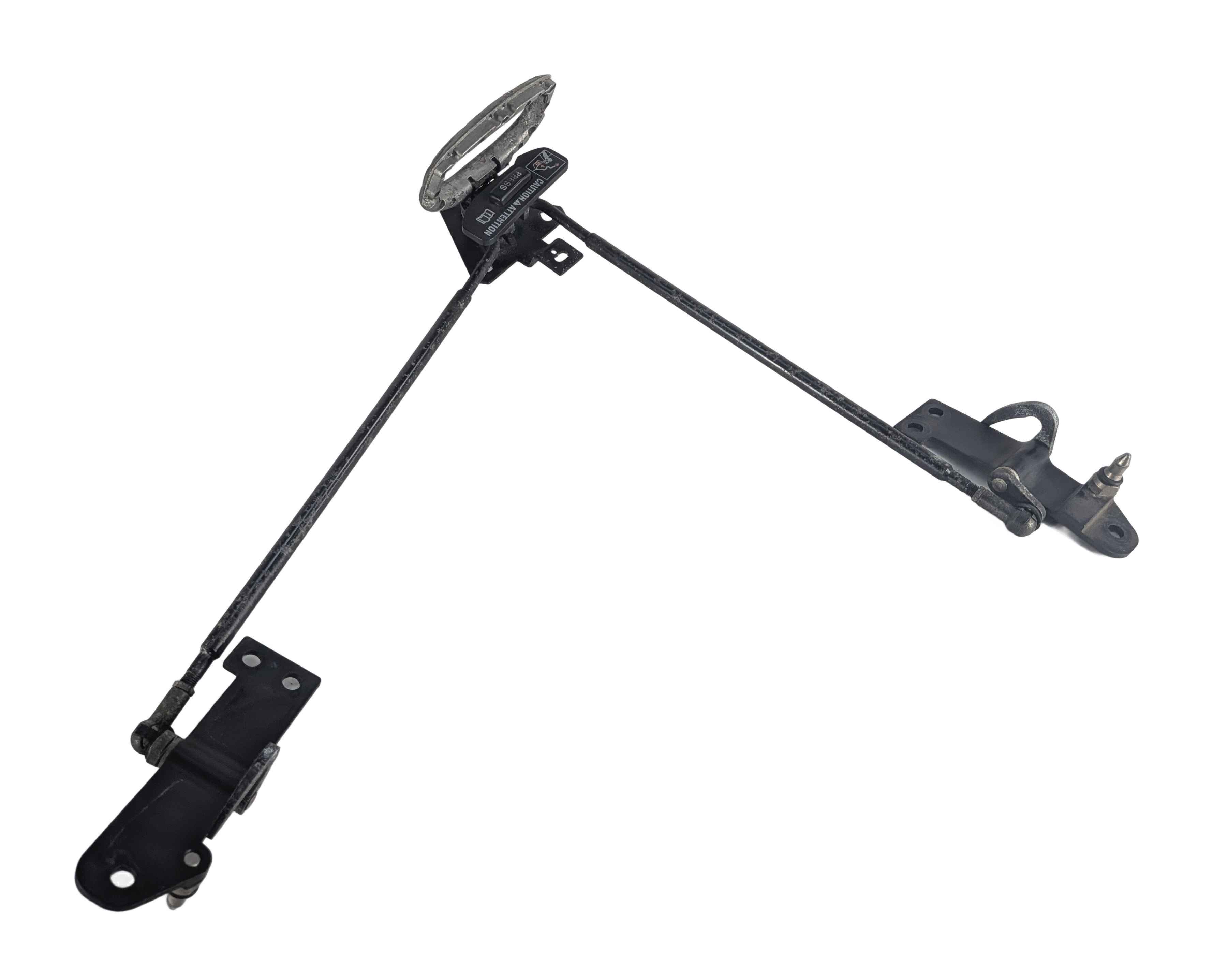 2002 AUDI TT (MK1) FRONT CONVERTIBLE TOP HEADER LATCH HANDLE HOOK SET/2 — exact item pictured