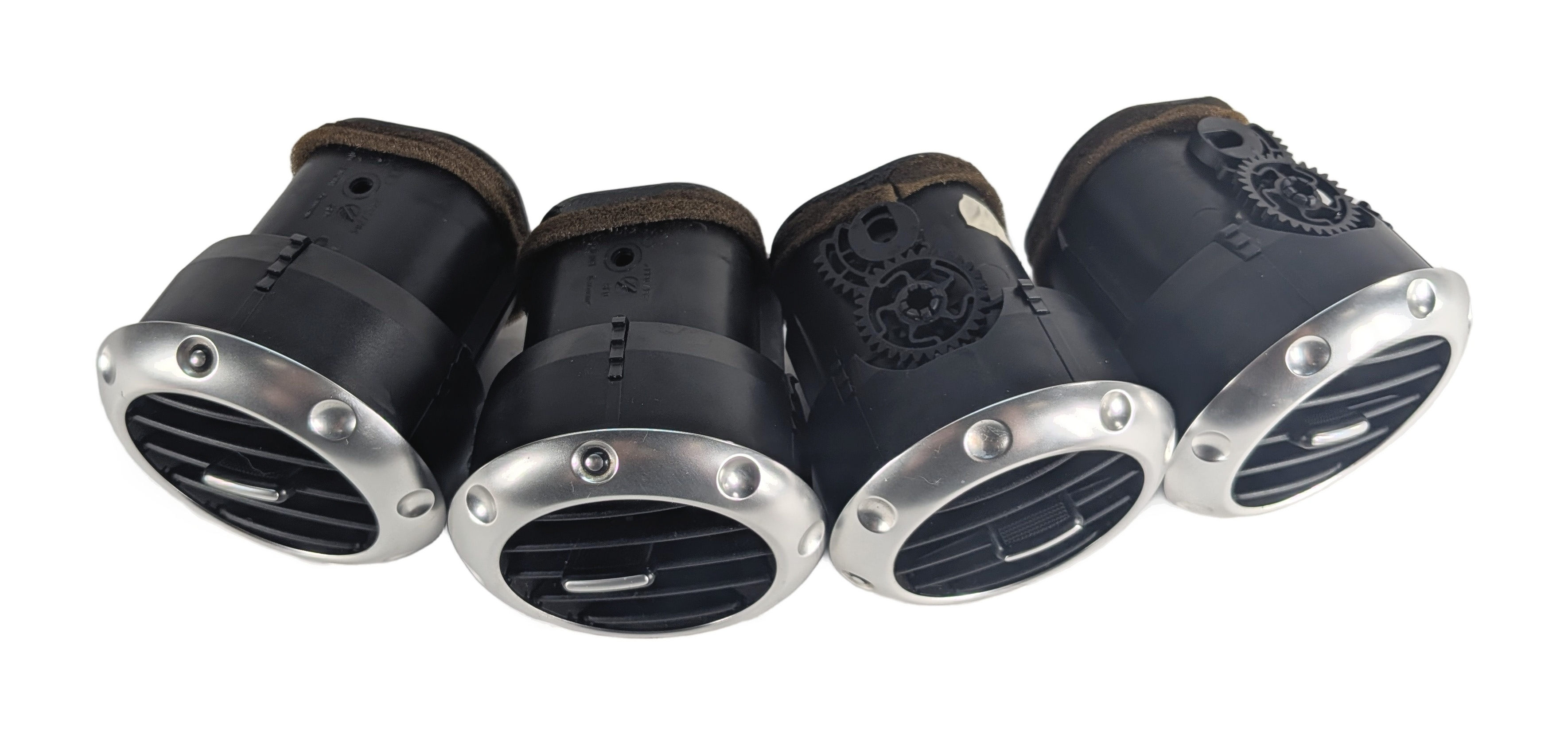 2002 AUDI TT (MK1) DASH HEAT AIR AC VENT SET/4 (Black) — exact item pictured