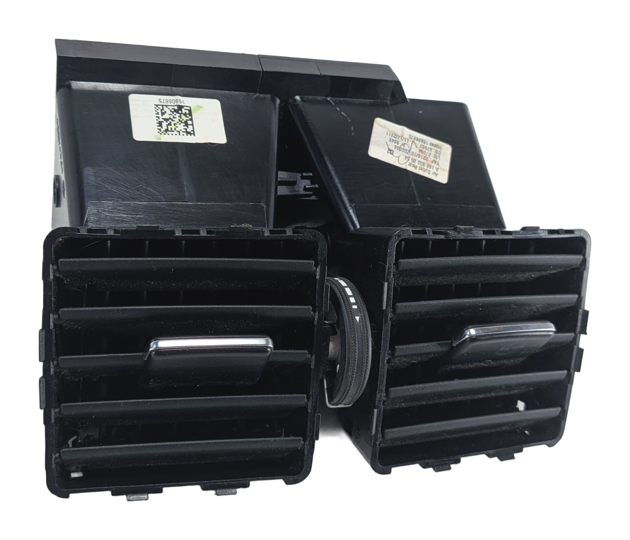 2012 MERCEDES ML350 (W166) REAR CENTER CONSOLE HEAT AIR AC VENT GRILLE (Black) — exact item pictured