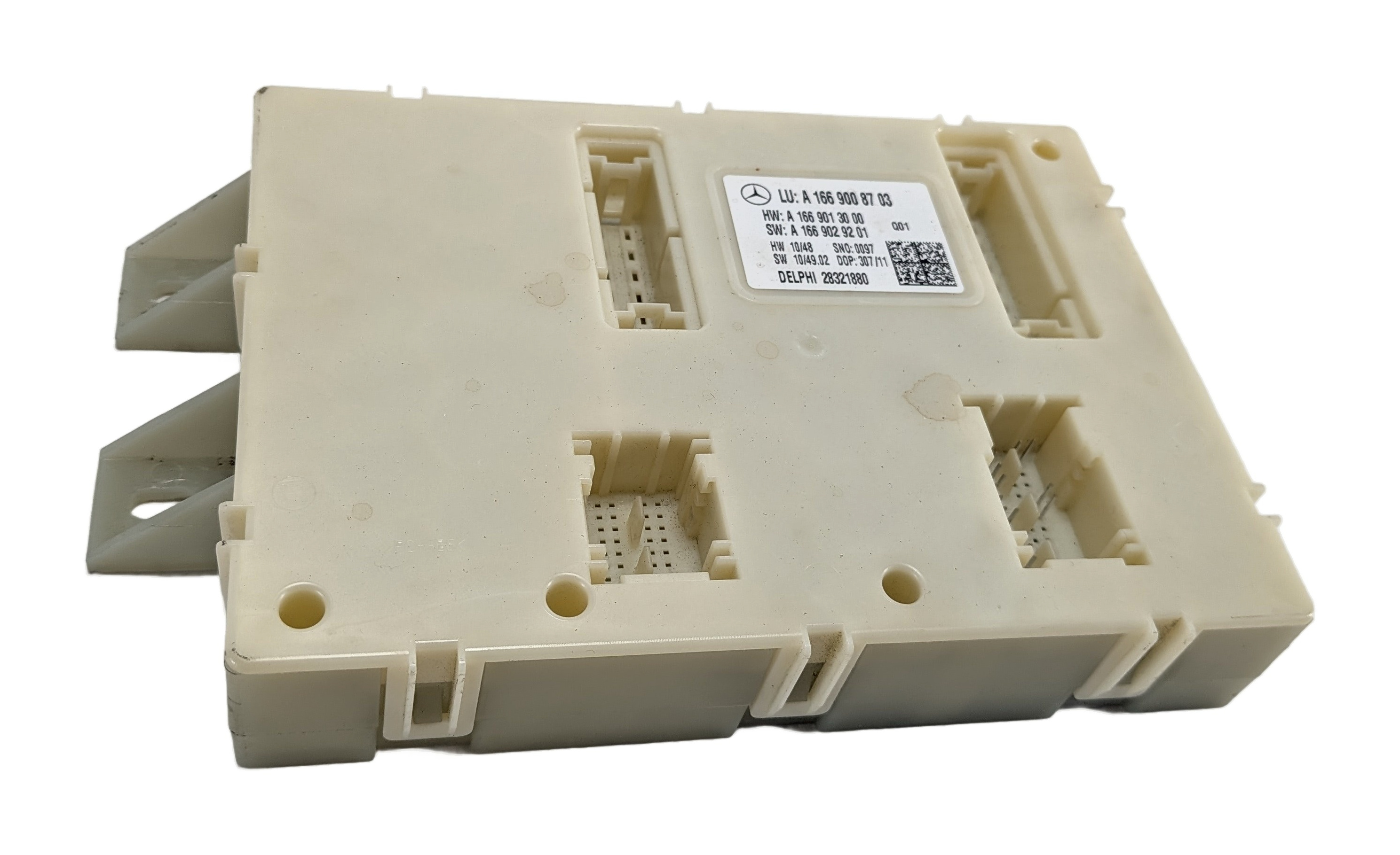 2012 MERCEDES ML350 (W166) 3.0L REAR SAM SIGNAL ACQUISITION CONTROL MODULE — exact item pictured