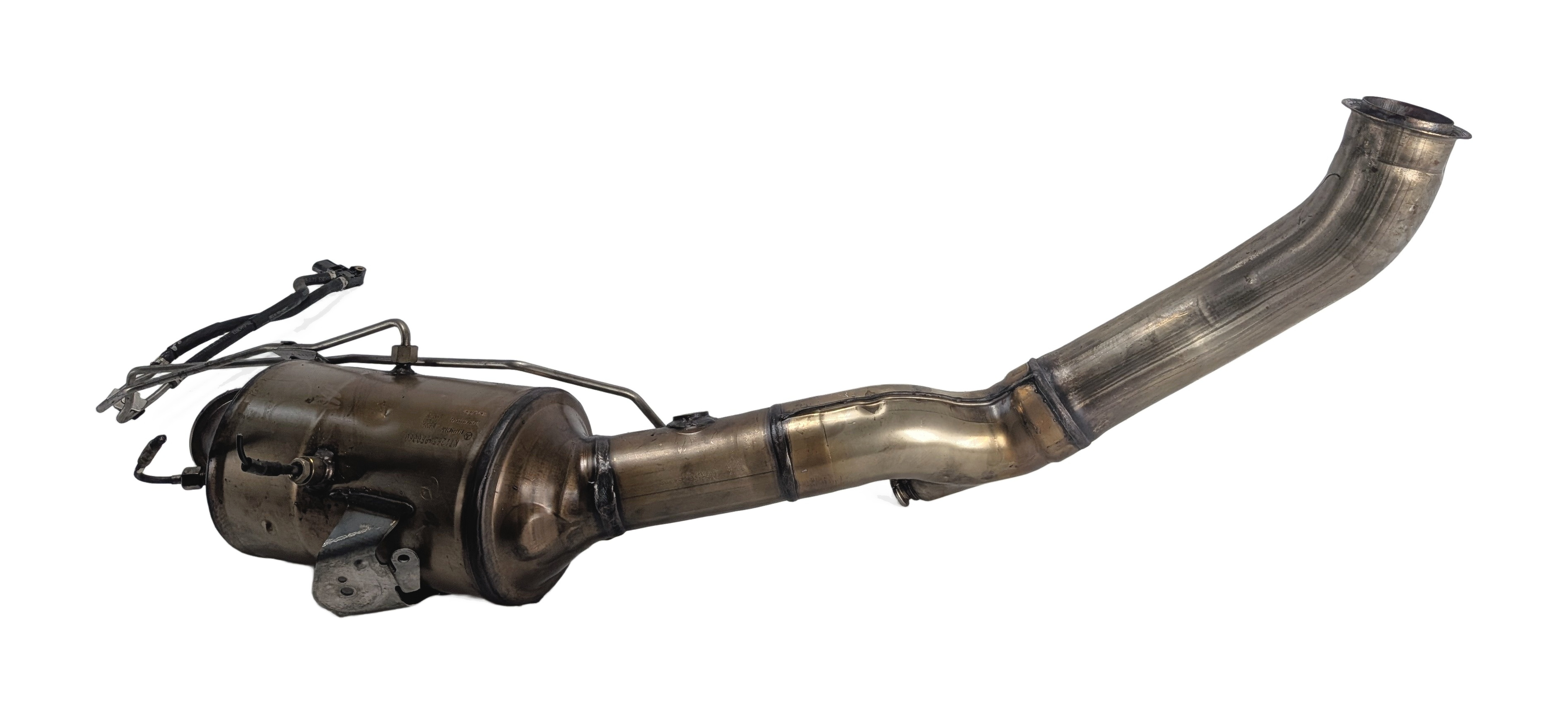 12 MERCEDES ML350 W166 3.0L 642.826 ENGINE DIESEL DPF FILTER w/FLEX PIPE SENSORS — exact item pictured