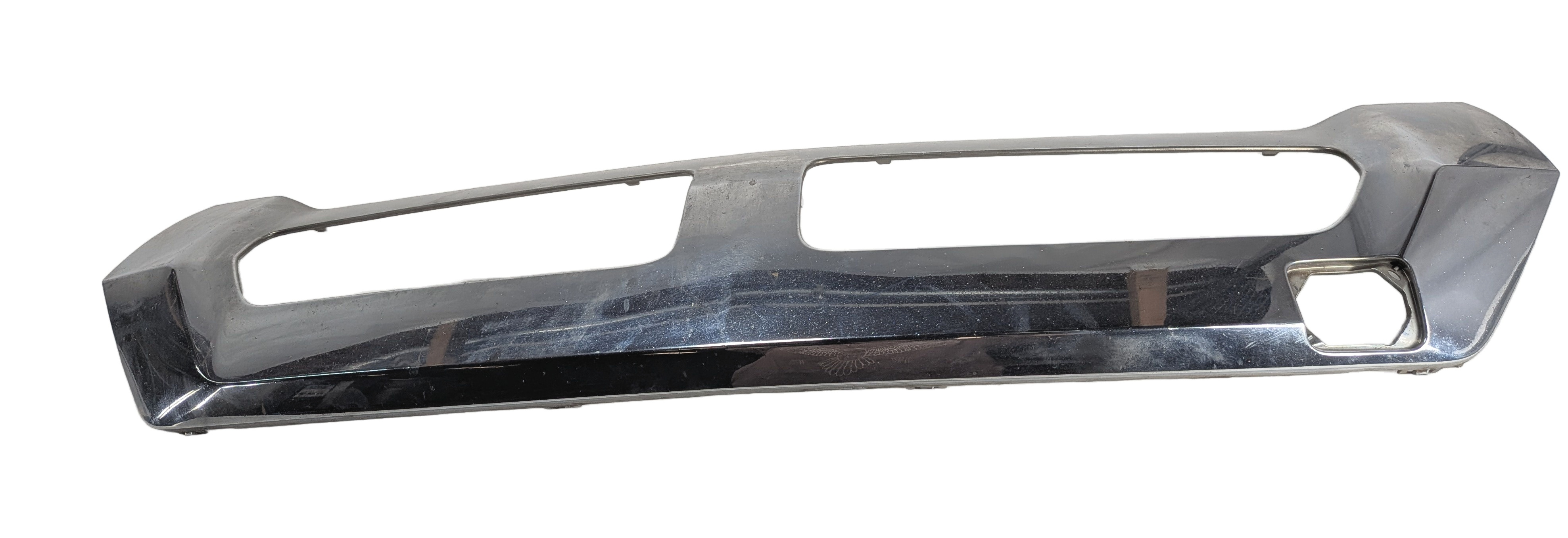 2012 MERCEDES ML350 (W166) FRONT BUMPER LOWER CHROME SKID PLATE TRIM — exact item pictured