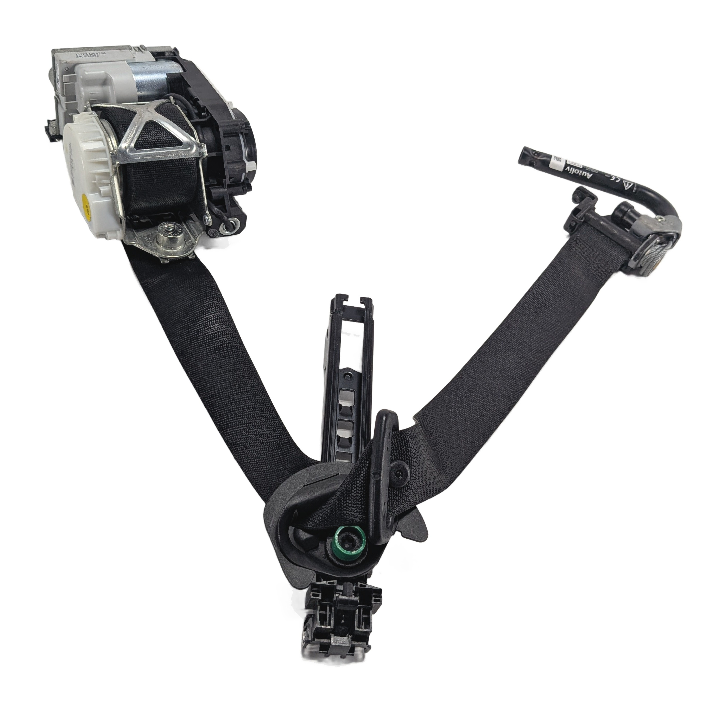 12-16 MERCEDES GL CLASS (X166) FRONT RIGHT PASSENGER SEATBELT RETRACTOR (Black) — exact item pictured