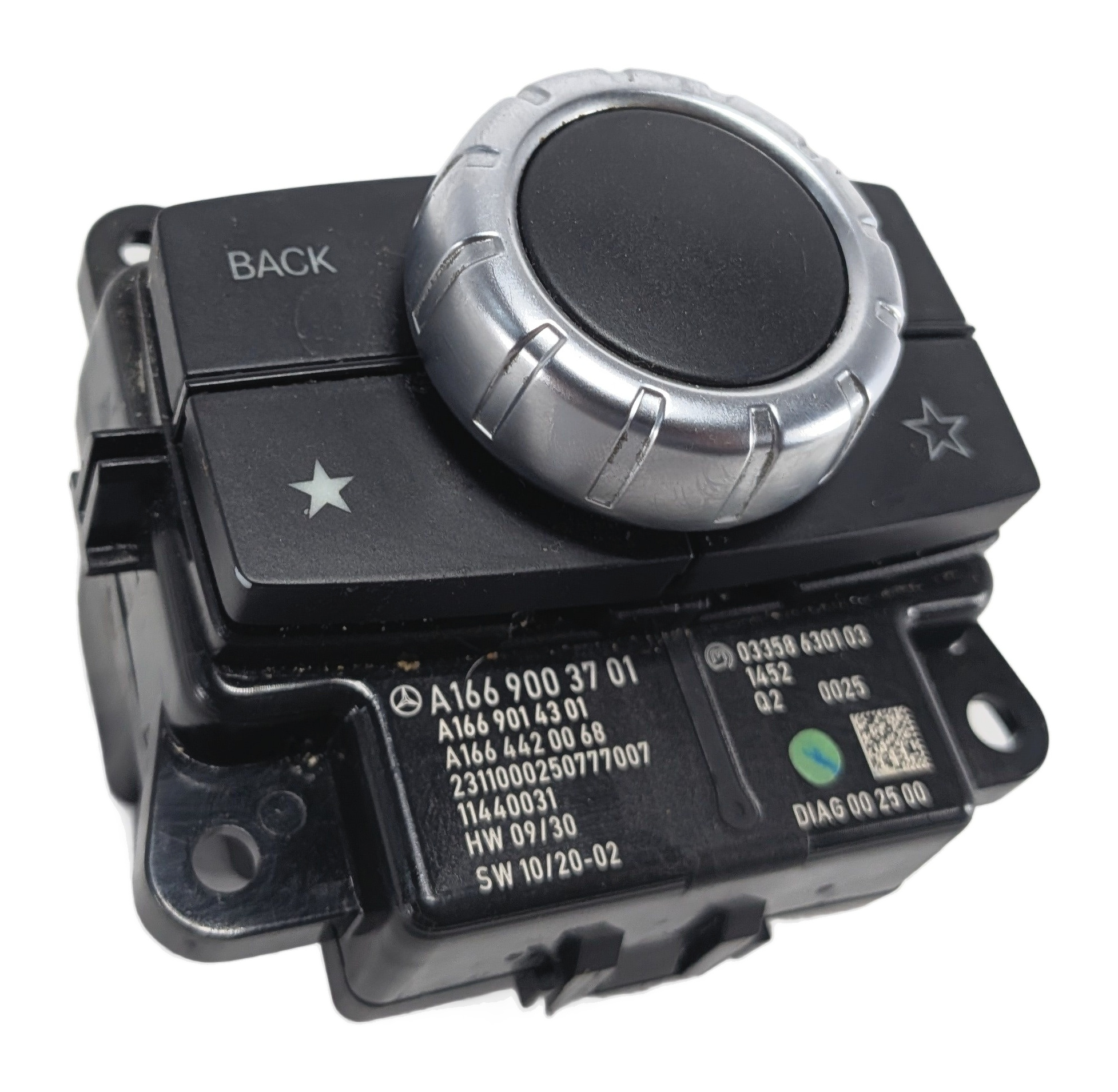 2012-2013 MERCEDES G550 GL350 GL450 GL550 ML350 ML550 (W166 X166) RADIO GPS KNOB — exact item pictured
