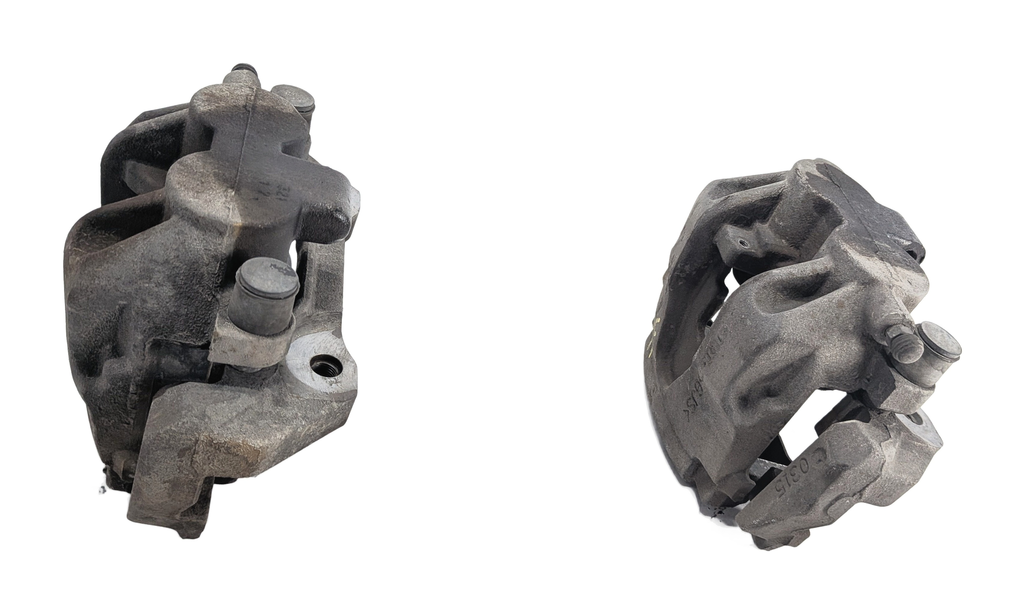 12-19 MERCEDES GL GLS ML (W166 X166) FRONT LEFT & RIGHT BRAKE CALIPER SET-2 — exact item pictured