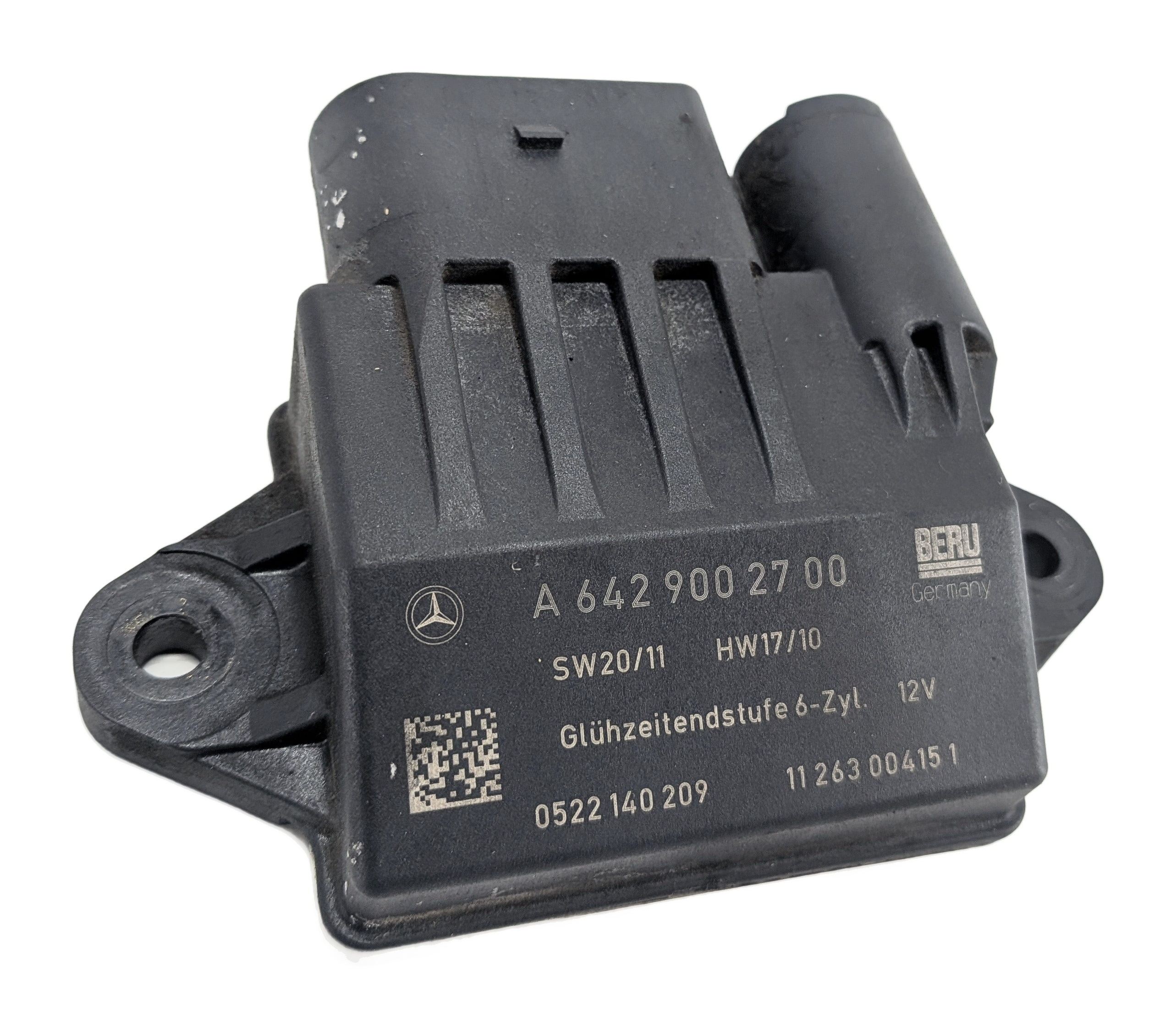 07-13 MERCEDES E320 E350 GL350 ML350 S350 R320 R350 DIESEL GLOW PLUG MODULE — exact item pictured
