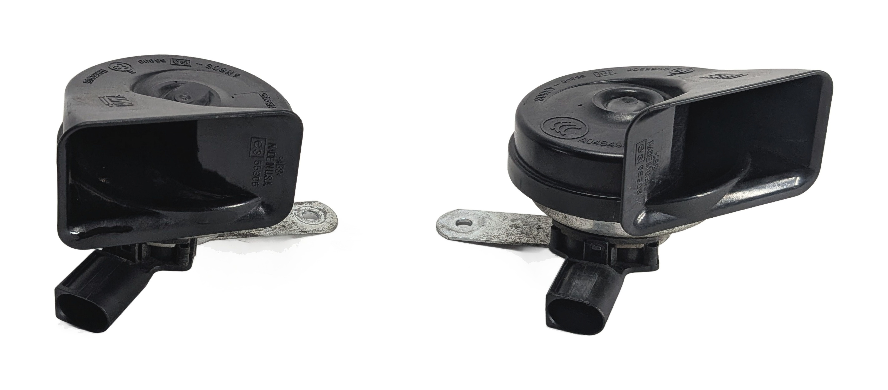 13-19 MERCEDES GL ML GLE GLS CLASS (W166 X166) HIGH & LOW TONE SAFETY HORN SET-2 — exact item pictured