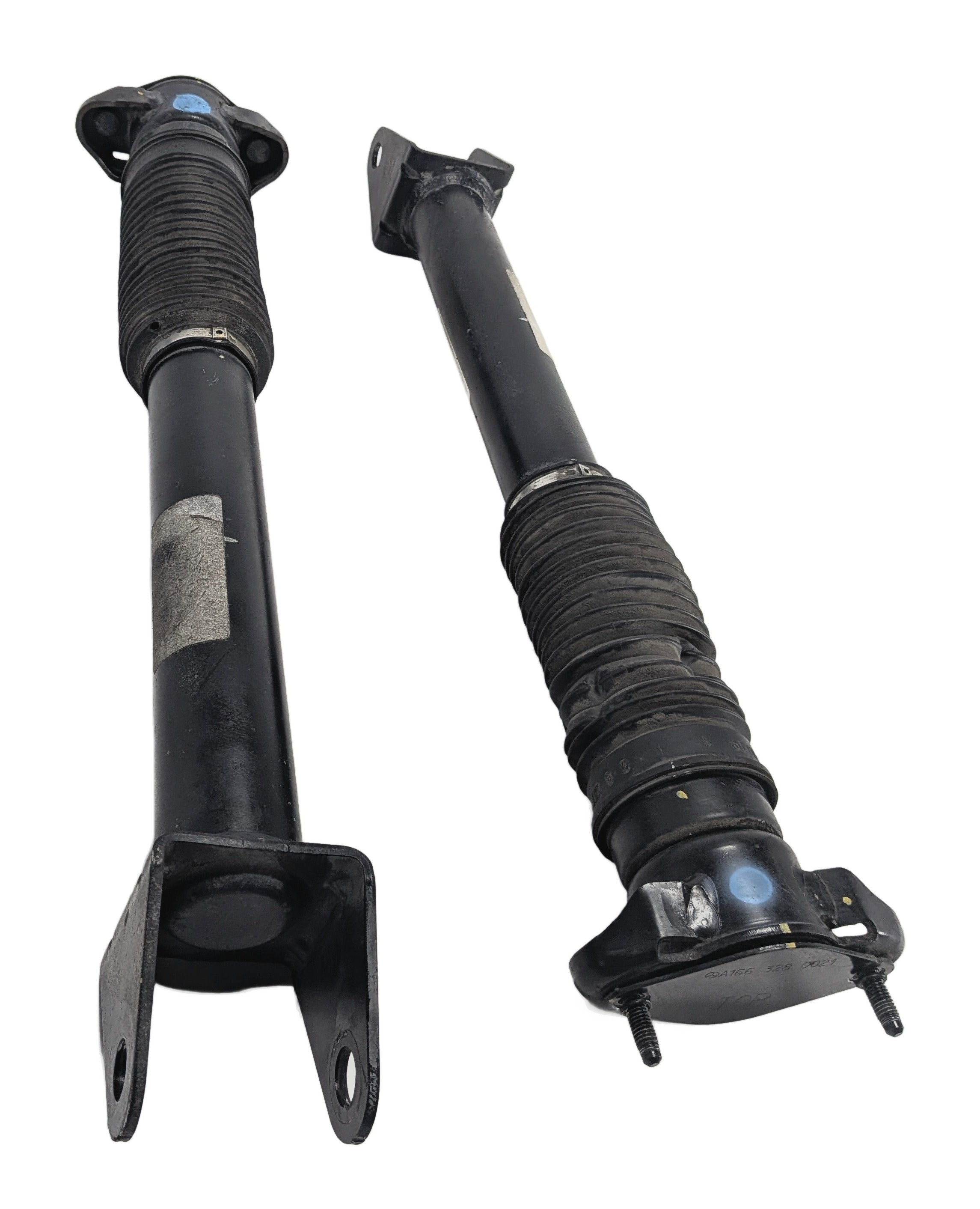 2012 MERCEDES ML350 W166 REAR LEFT/RIGHT SUSPENSION SHOCK ABSORBER SET/2 AWD — exact item pictured