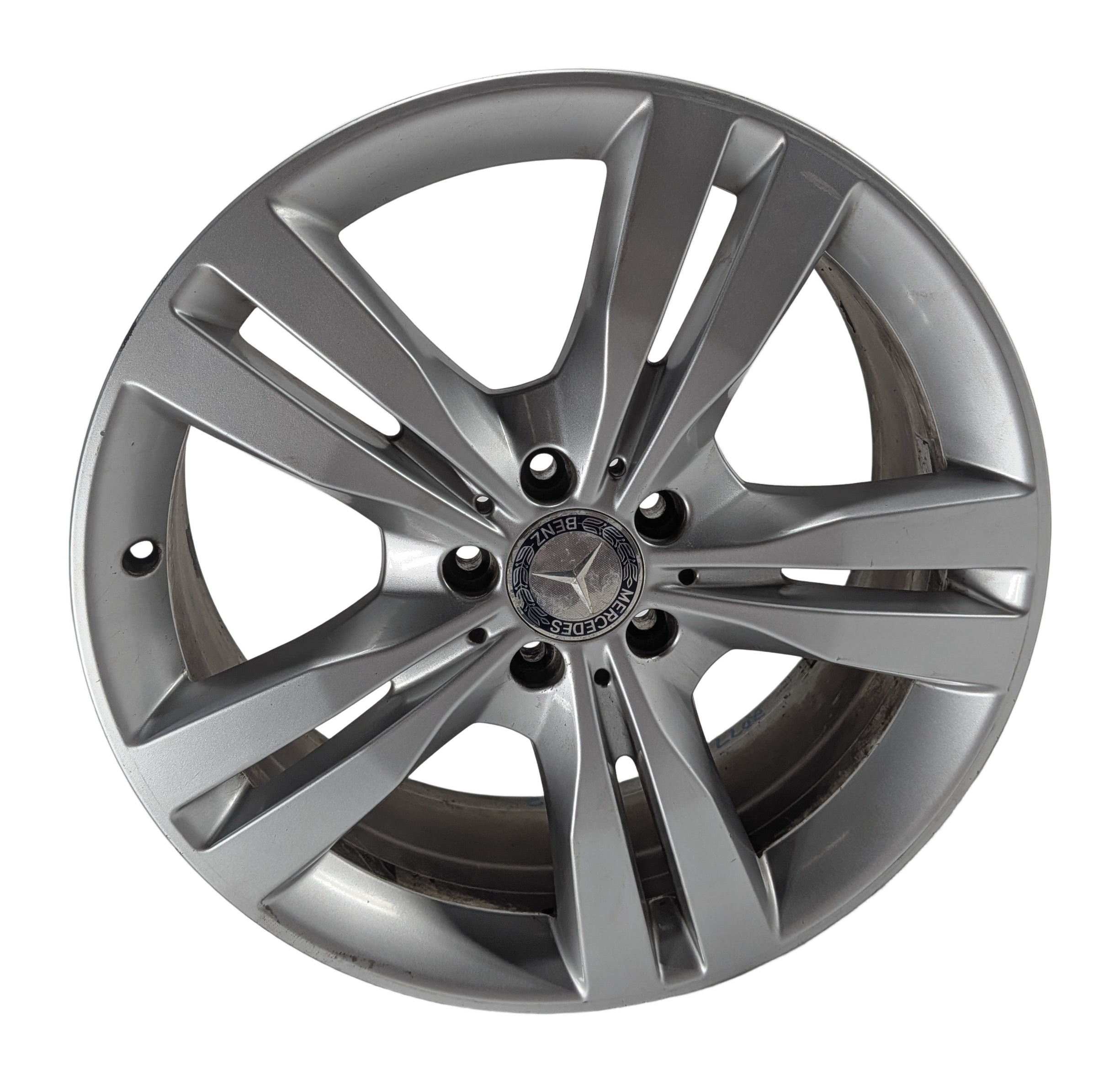 2012-2014 MERCEDES ML350 (W166) 19x8 5 DOUBLE SPOKE ALUMINUM ALLOY WHEEL RIM — exact item pictured