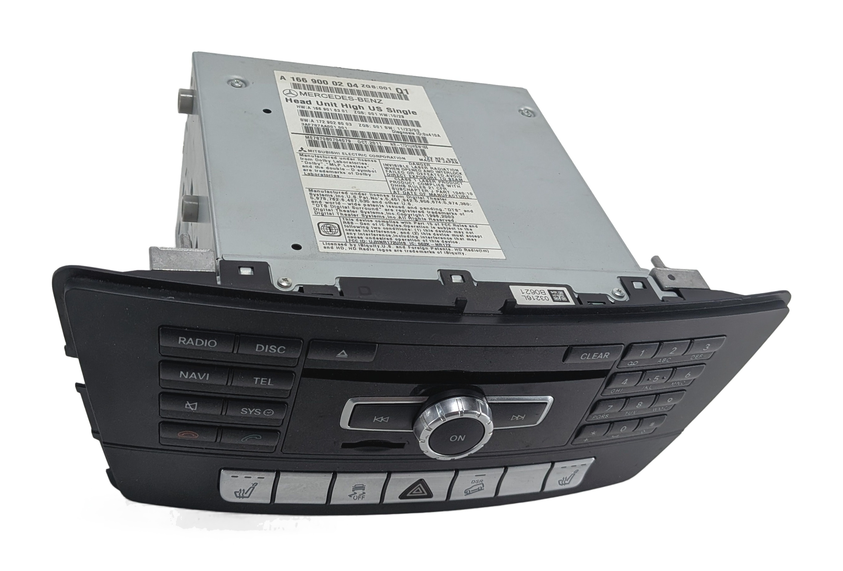 2012 MERCEDES ML350 ML550 ML63 AMG (W166) RADIO STEREO GPS NAVIGATION RECEIVER — exact item pictured
