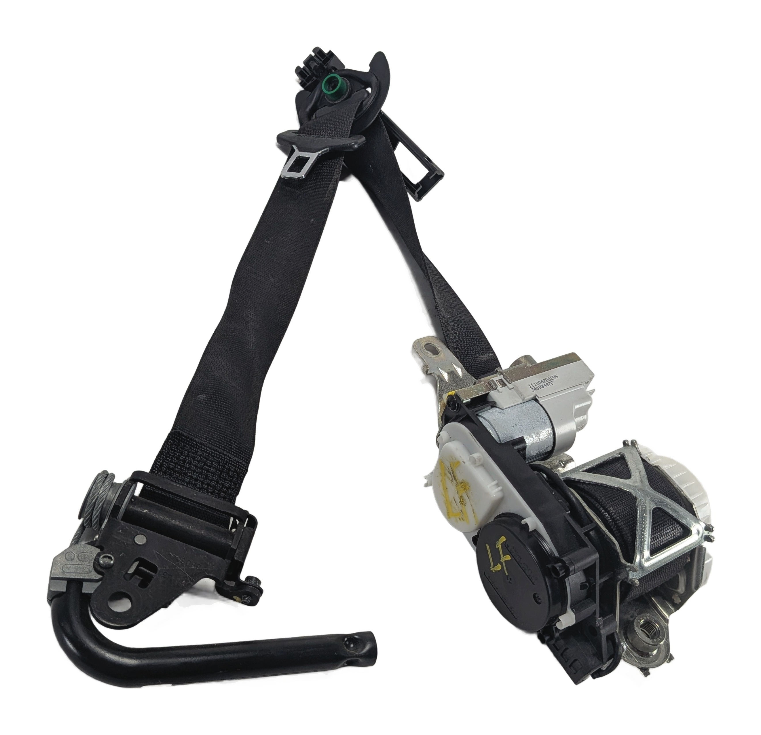 12-16 MERCEDES GL CLASS W166 X166 FRONT LEFT DRIVER SEATBELT RETRACTOR (Black) — exact item pictured
