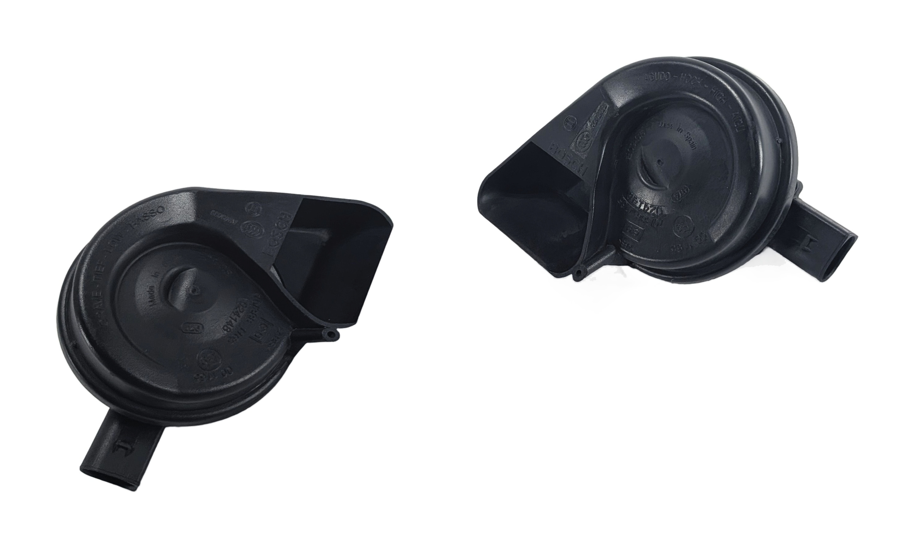 08-17 AUDI Q5 SQ5 A4 A5 S4 S5 HIGH LOW TONE HORN SET/2 — exact item pictured
