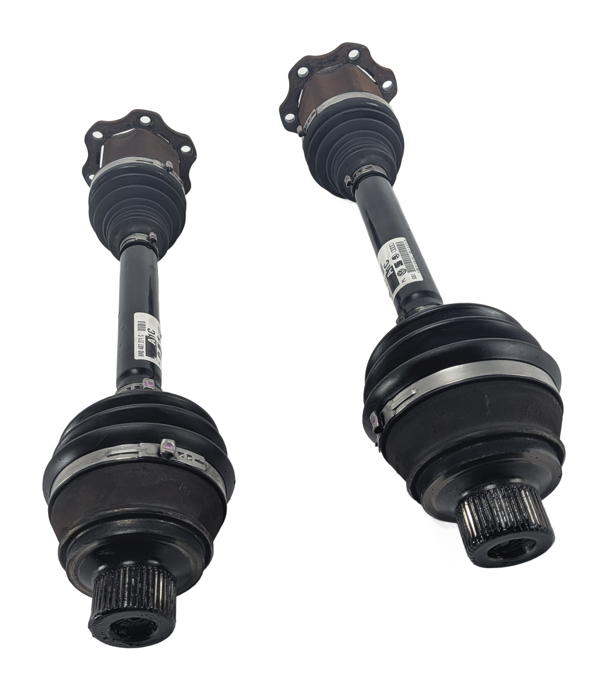 2009-2012 AUDI Q5 (B8 8R) 3.2L FRONT CV AXLE DRIVE SHAFT HALF SHAFT SET/2 PAIR — exact item pictured