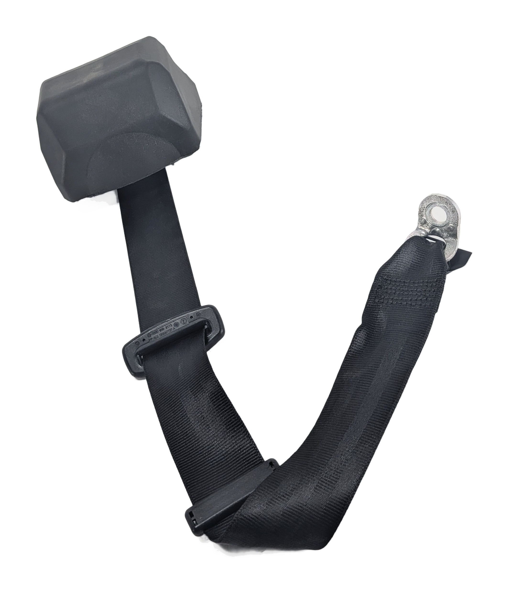 2010 AUDI Q5 (B8 8R) REAR RIGHT SEAT SEATBELT SAFETY BELT RETRACTOR REEL (Black) — exact item pictured