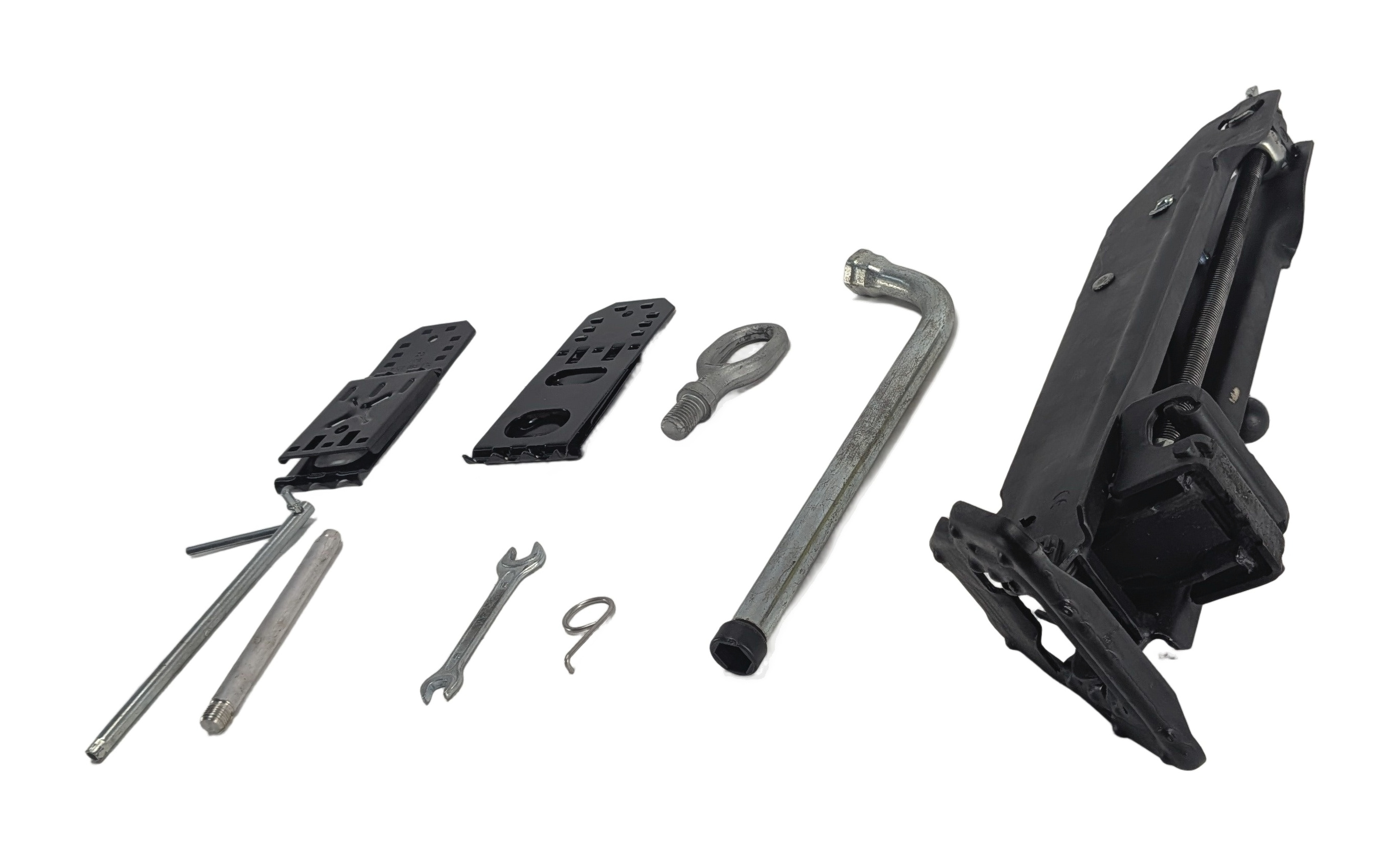 2003-2010 PORSCHE CAYENNE 955 EMERGENCY ROADSIDE CAR JACK LIFT TOOL SET — exact item pictured