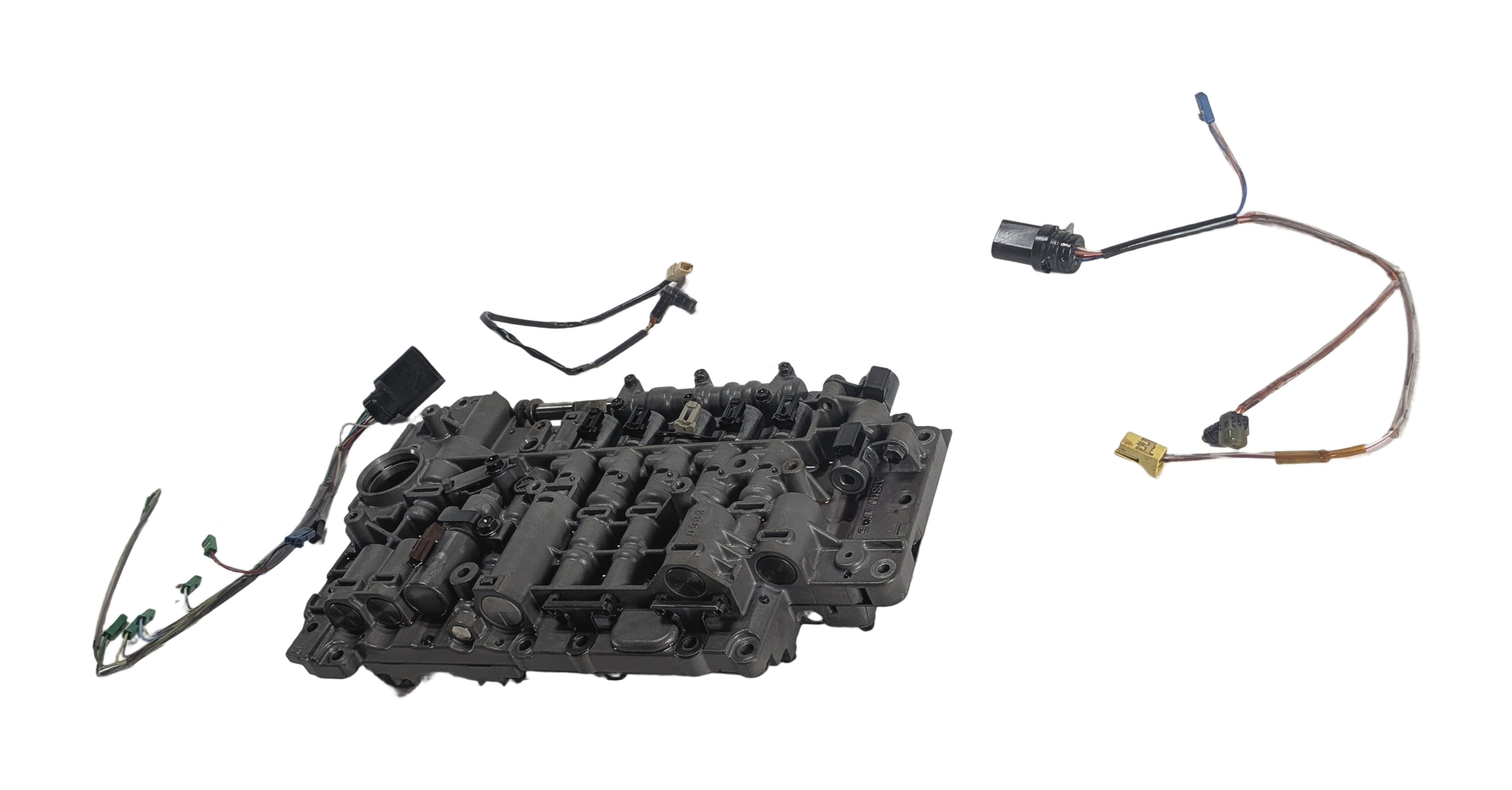 2010 PORSCHE CAYENNE (957) AUTOMATIC TRANSMISSION VALVE BODY w/ SOLENOID PACK — exact item pictured