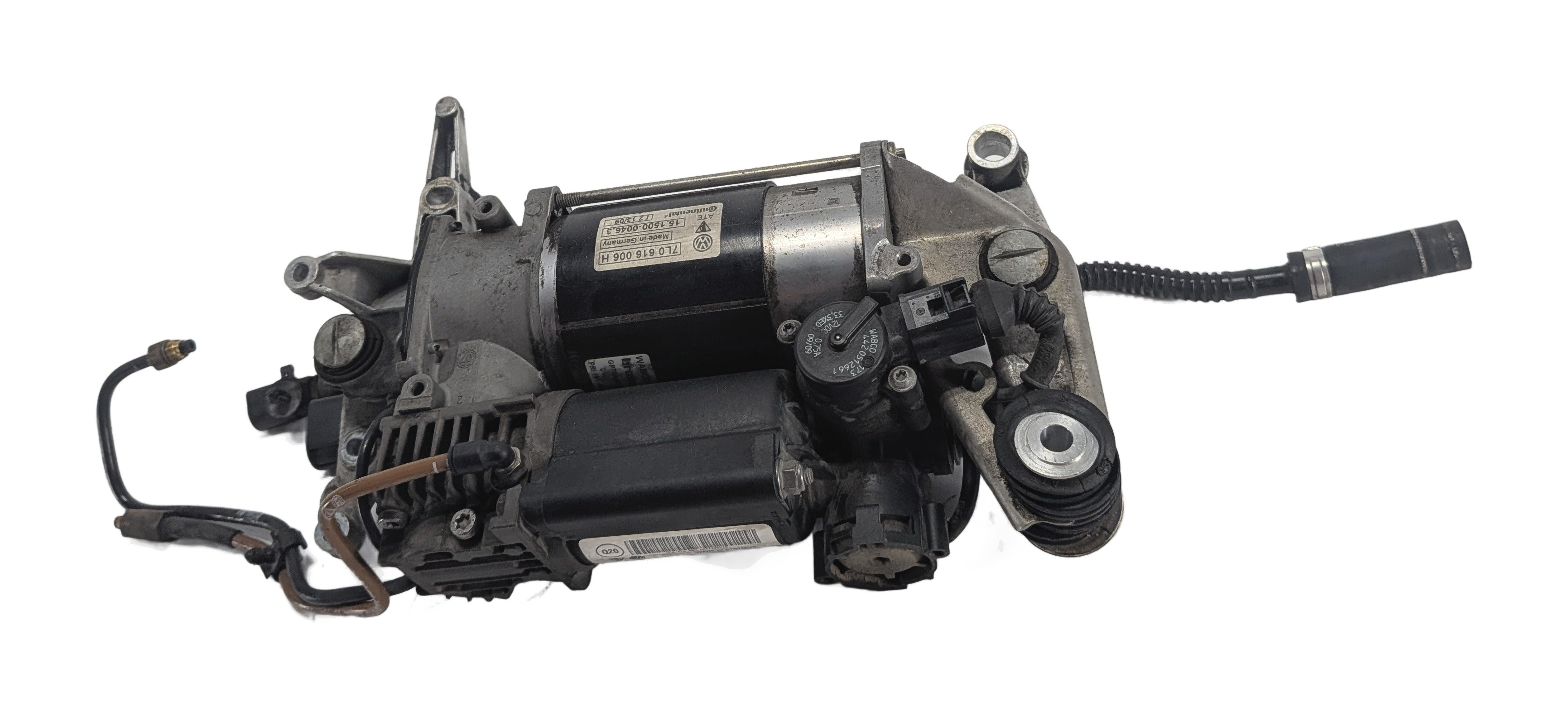 2003-2010 PORSCHE CAYENNE (955 957) AIR SUSPENSION COMPRESSOR PUMP MOTOR — exact item pictured