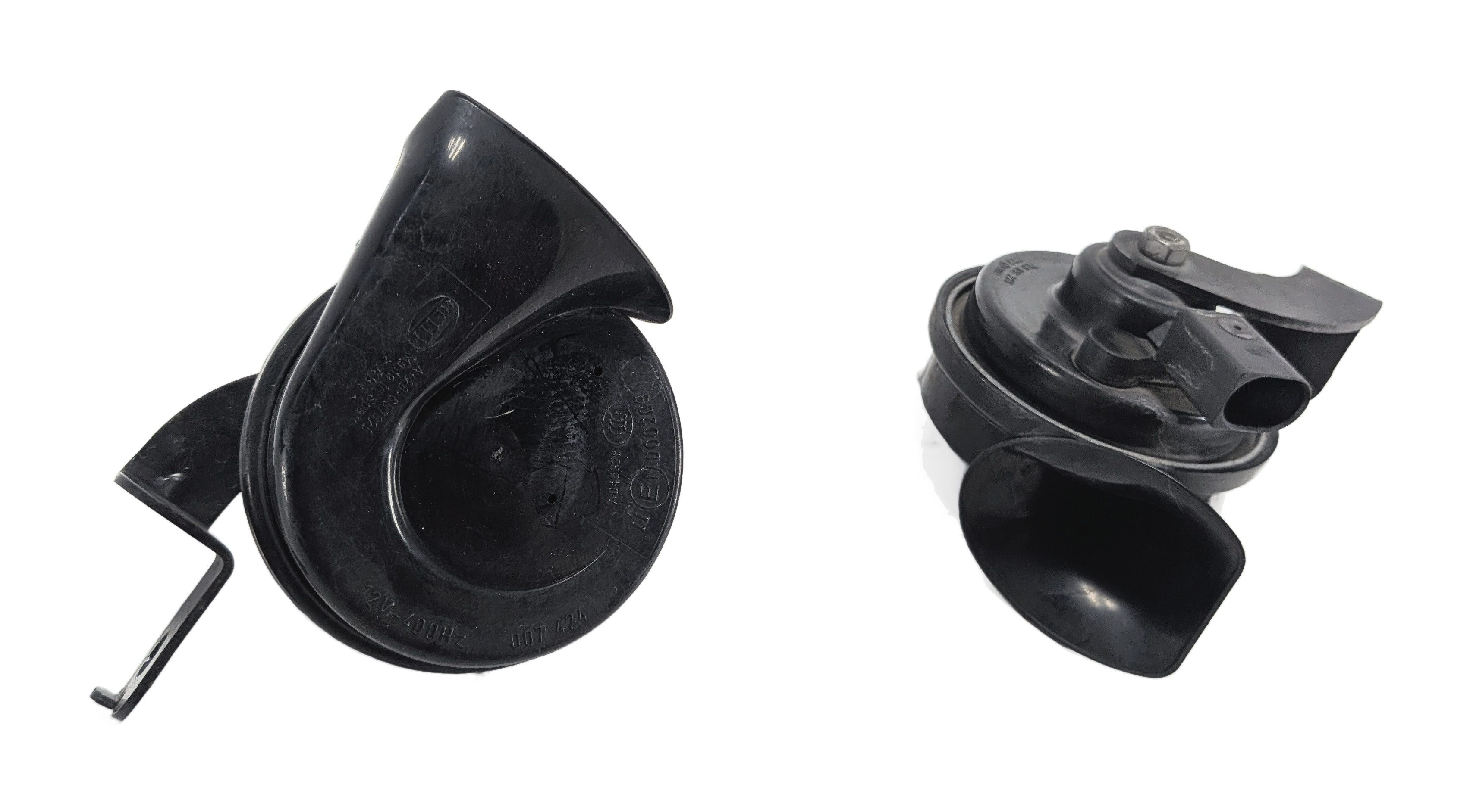 2003-2010 PORSCHE CAYENNE (955) HIGH & LOW TONE SAFETY HORN SET-2 — exact item pictured