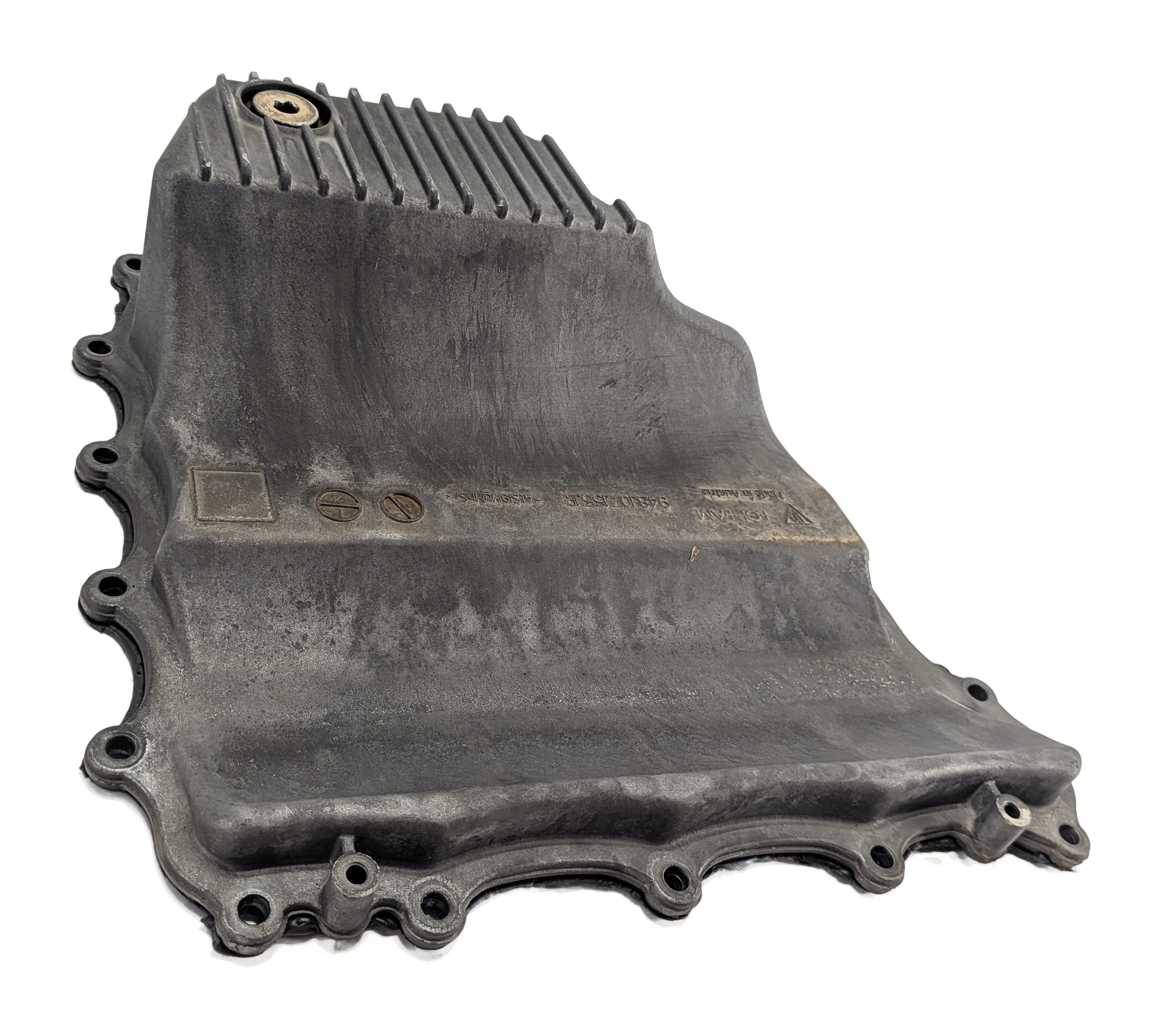 08-10 PORSCHE CAYENNE (957) 4.8L N/A NON TURBO ENGINE OIL PAN MOTOR FLUID SUMP — exact item pictured