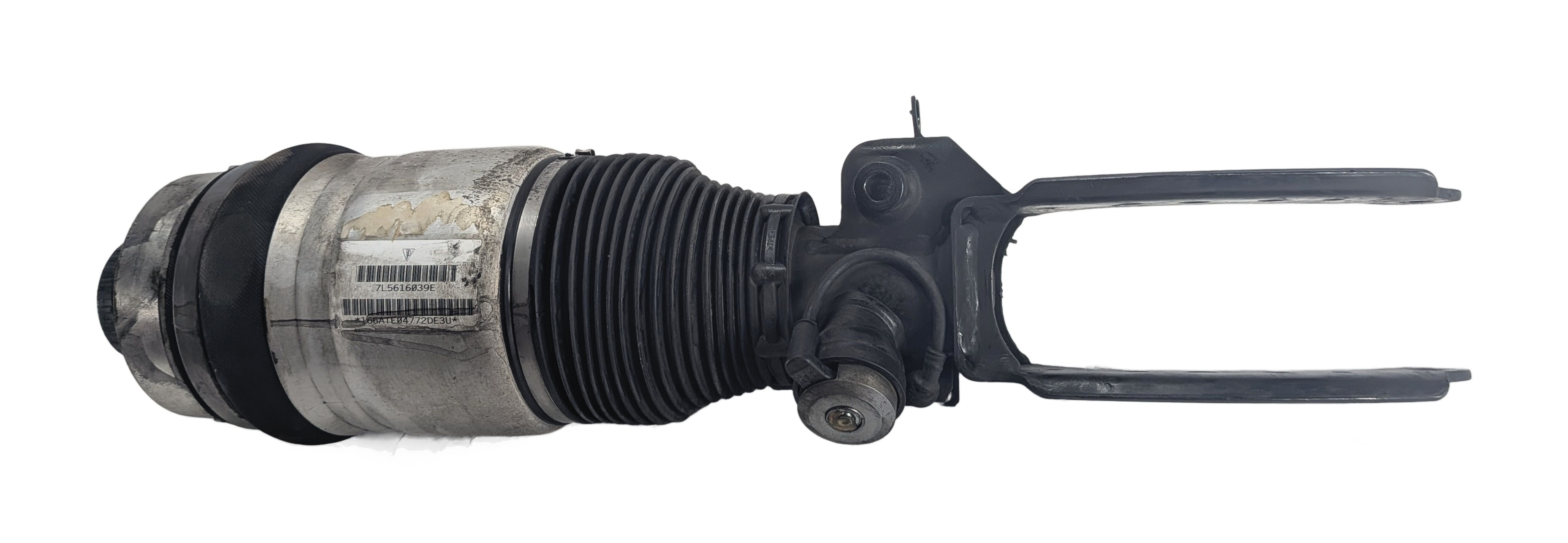 08-10 PORSCHE CAYENNE (957) 4.8L FRONT LEFT DRIVER AIR SUSPENSION SHOCK STRUT — exact item pictured