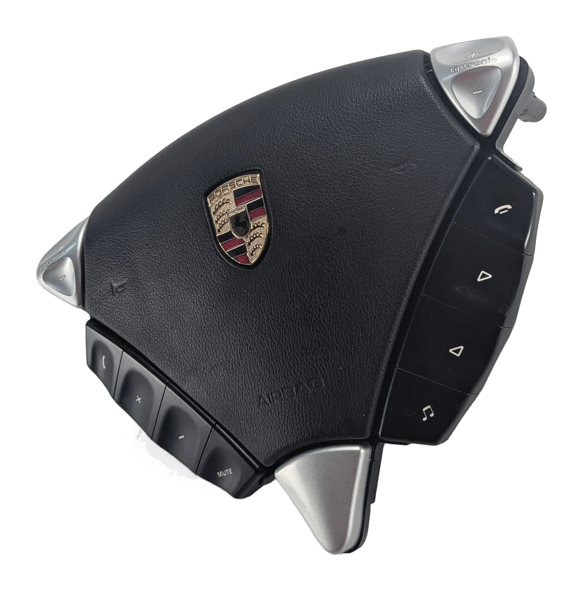2006-2010 PORSCHE CAYENNE (955 957) DRIVER STEERING WHEEL AIRBAG AIR BAG [BLACK] — exact item pictured