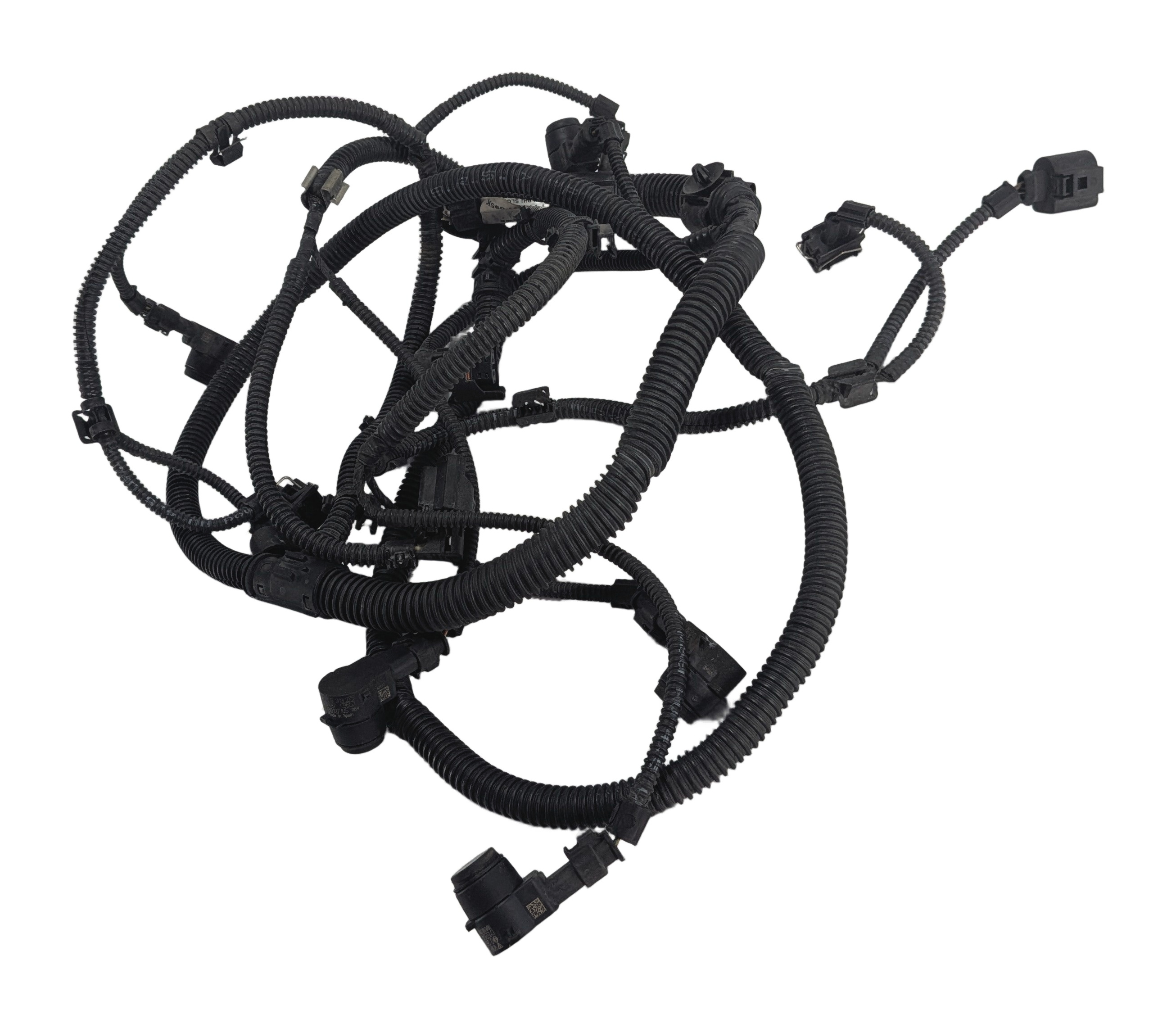 2010 PORSCHE CAYENNE 955 957 FRONT PARK ASSIST PDC DISTANCE SENSOR SET/6 (Black) — exact item pictured