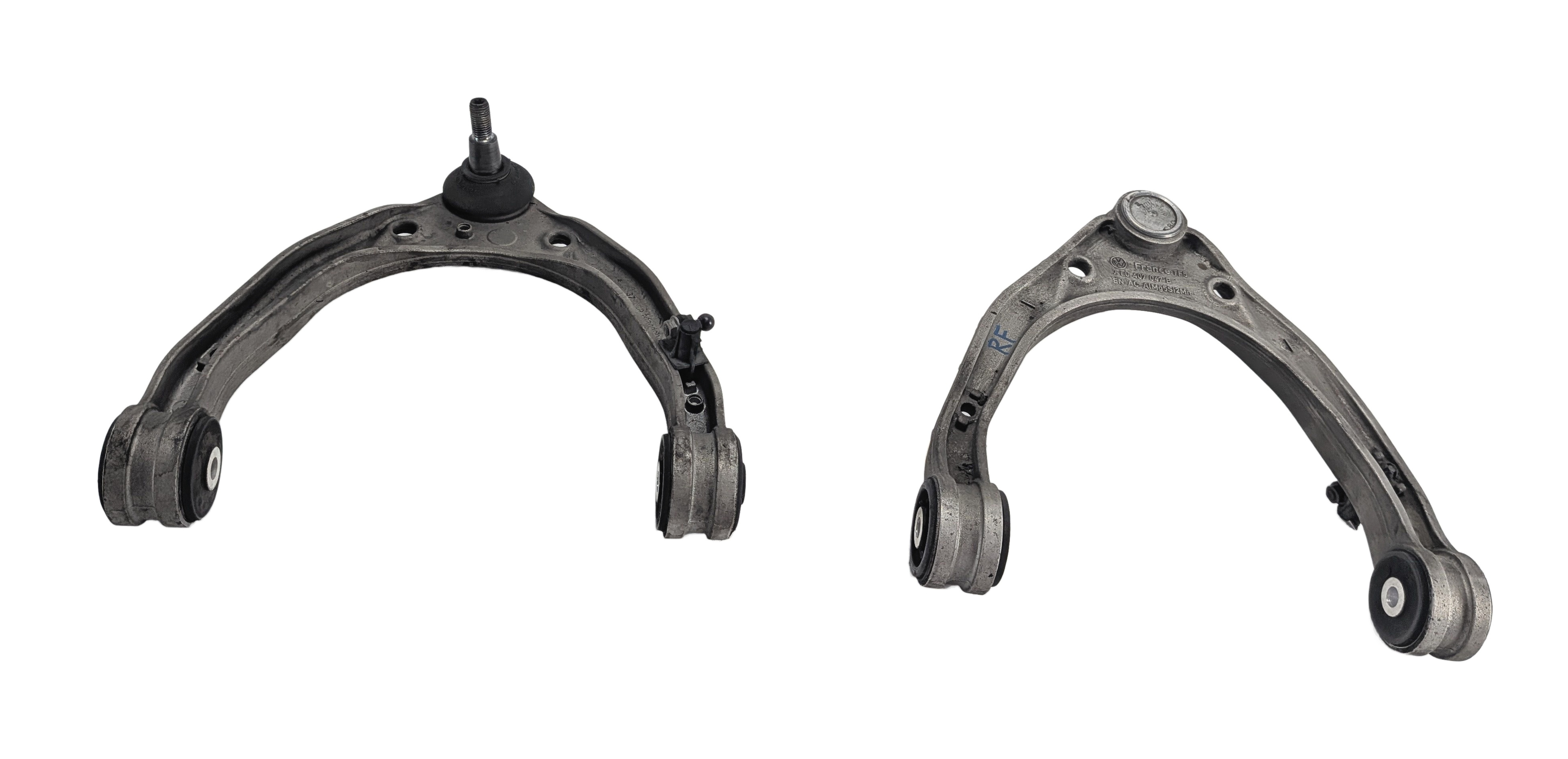 2003-2010 PORSCHE CAYENNE (955 957) FRONT LEFT & RIGHT UPPER CONTROL ARM SET — exact item pictured