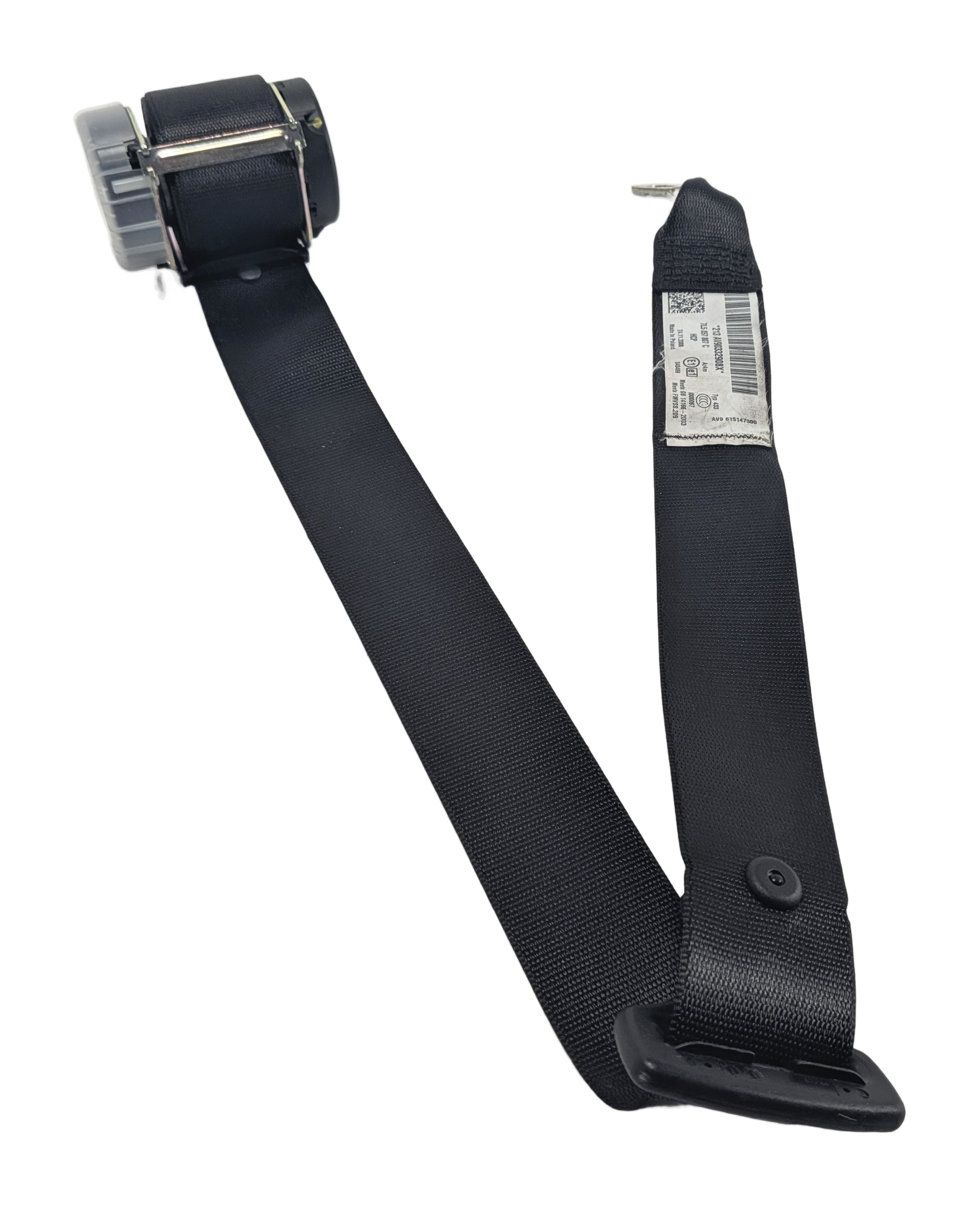 2010 PORSCHE CAYENNE (955 957) REAR CENTER SEAT SEATBELT RETRACTOR (Black) — exact item pictured