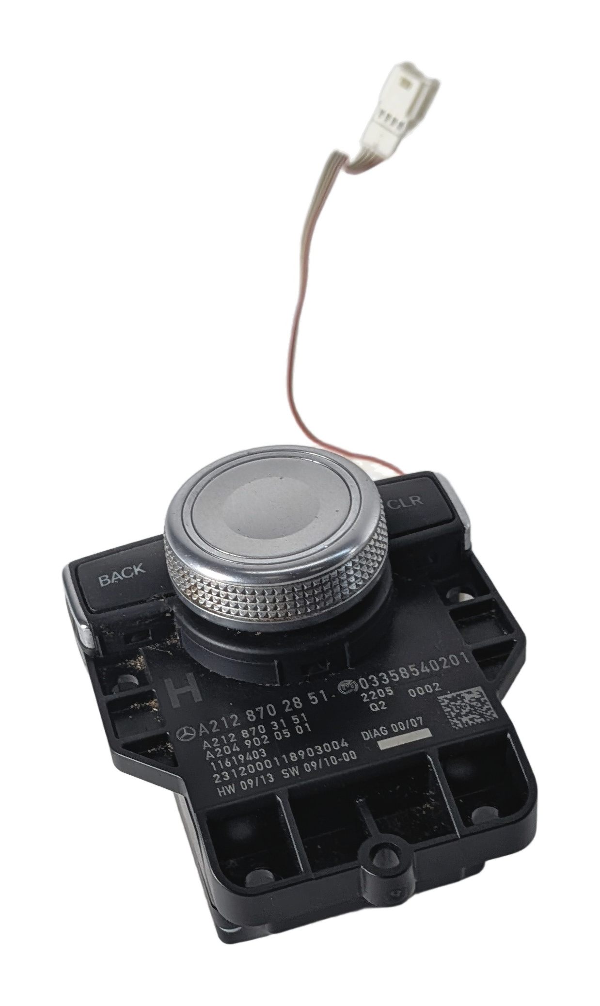 2011 MERCEDES E350 (W212) RADIO GPS NAVIGATION COMAND COMMAND CONTROL KNOB DIAL — exact item pictured