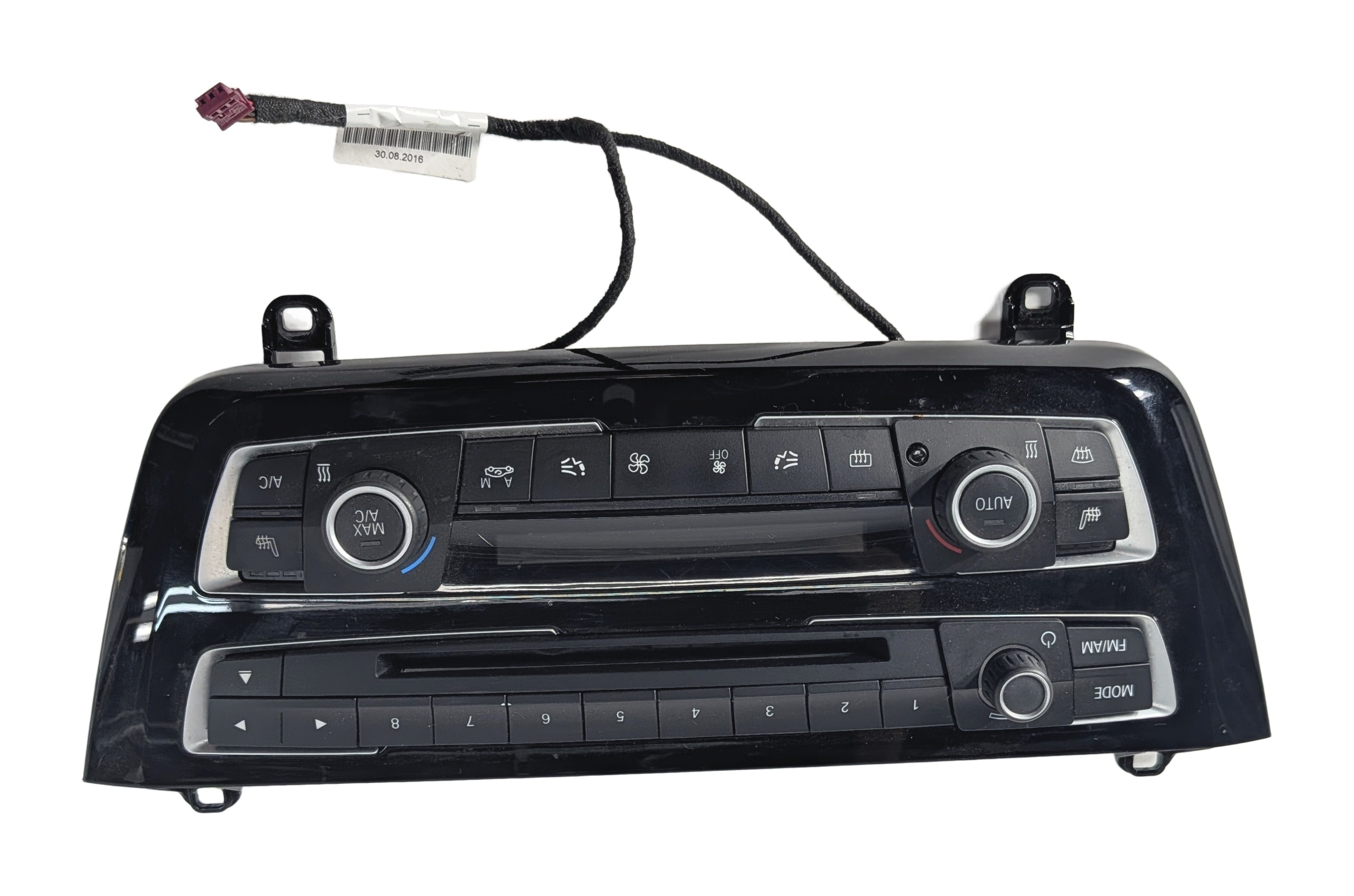 14-21 BMW 2 3 4 SERIES (F22 F30 F32) FRONT A/C HEATER CLIMATE CONTROL PANEL — exact item pictured