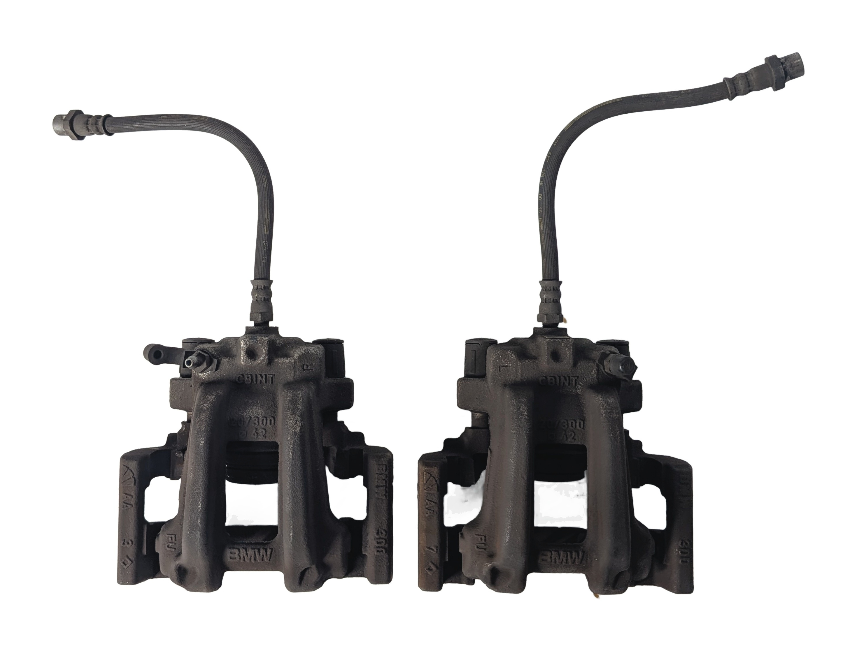14-21 2 3 4 SERIES F30 F32 FRONT LEFT & RIGHT BRAKE CALIPER SET/2 (NON-SPORT) — exact item pictured