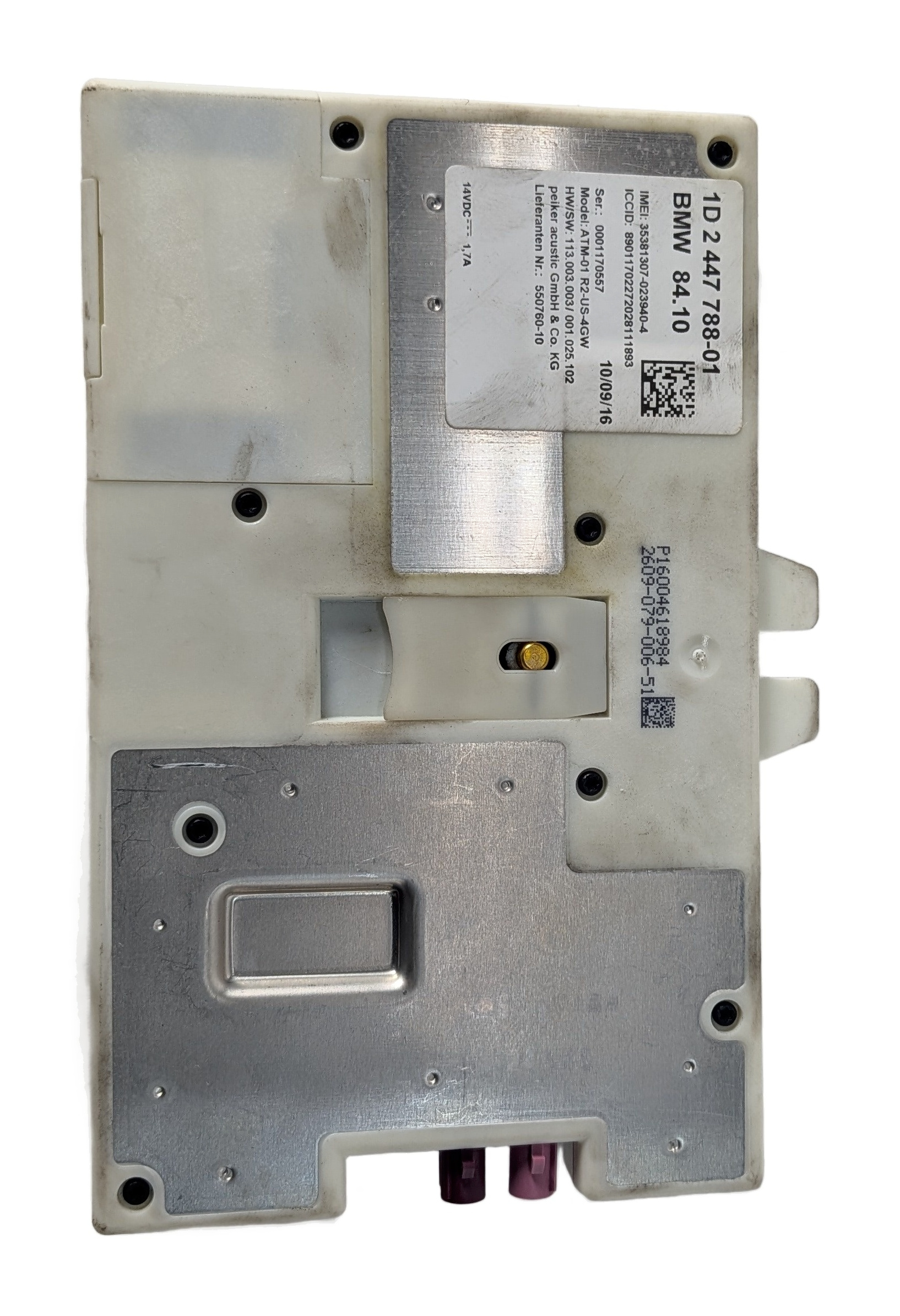 2016-2021 BMW 320i 328d 330i 340i 330E X4 X5 TELEMATICS CONTROL MODULE TCB — exact item pictured