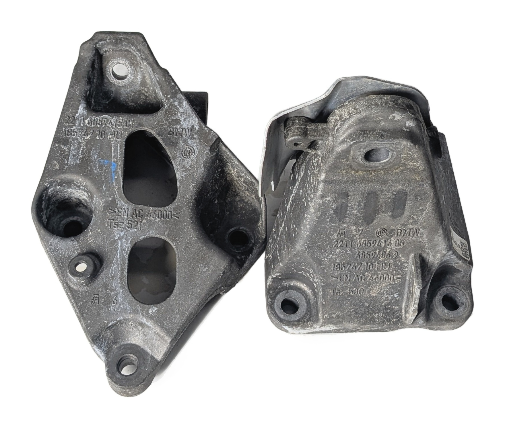 2017 BMW 330E (F30) 2.0L (B48) ENGINE MOTOR MOUNT BRACKET LEFT & RIGHT SET/2 — exact item pictured