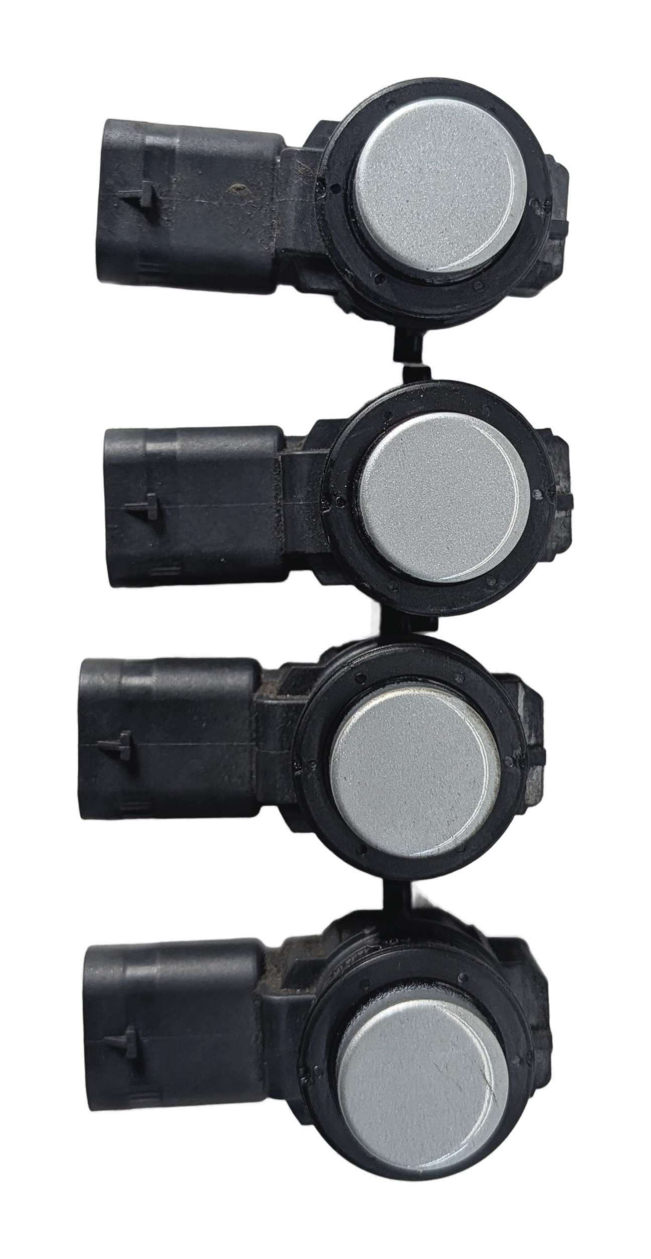 2017 BMW 330E (F30) PARK ASSIST PDC DISTANCE CONTROL SENSOR SET/4 (Silver) — exact item pictured