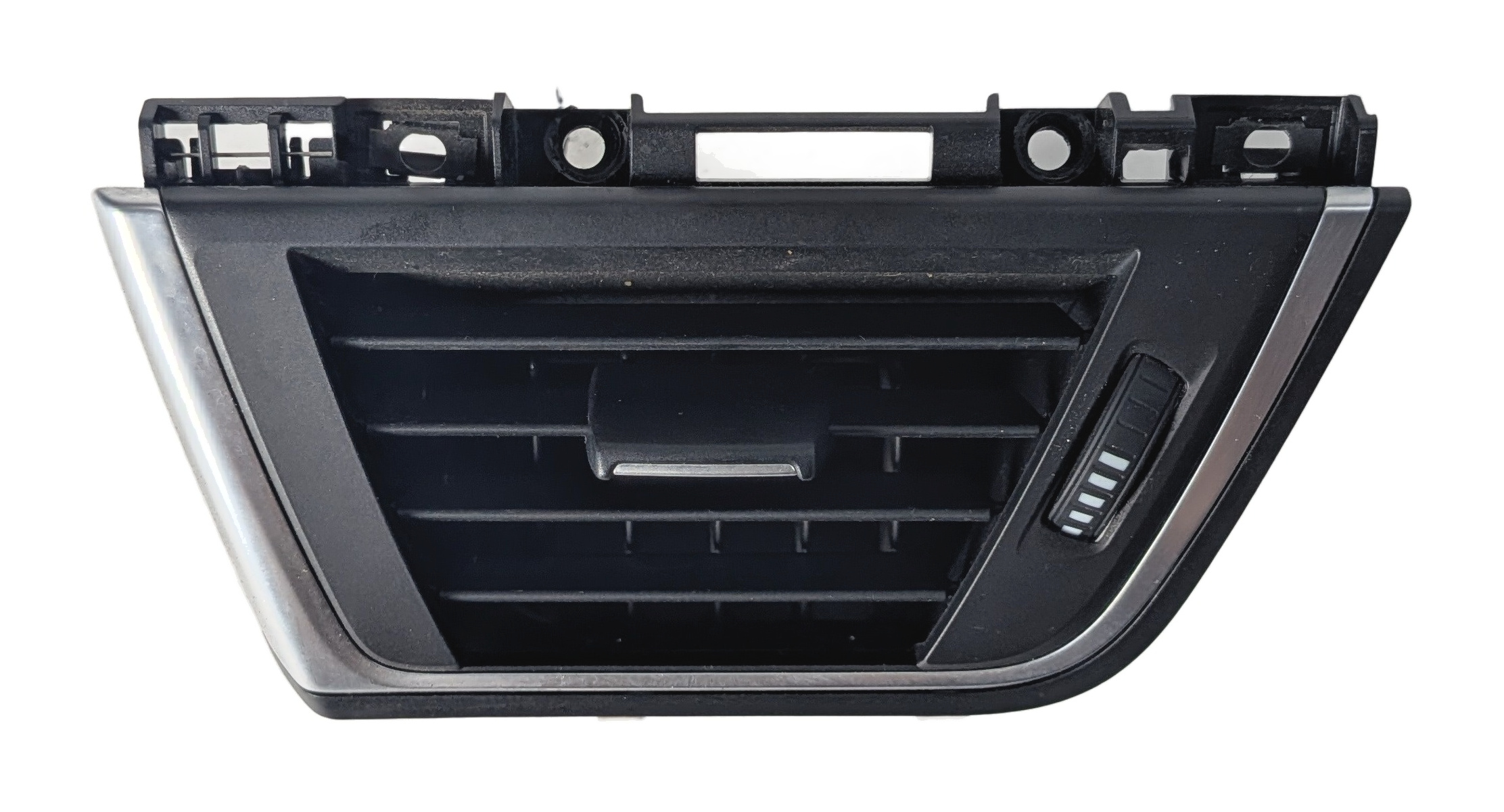 2017 BMW 330E (F30) FRONT RIGHT DASH HEAT AIR AC VENT (Black) w/CHROME TRIM — exact item pictured