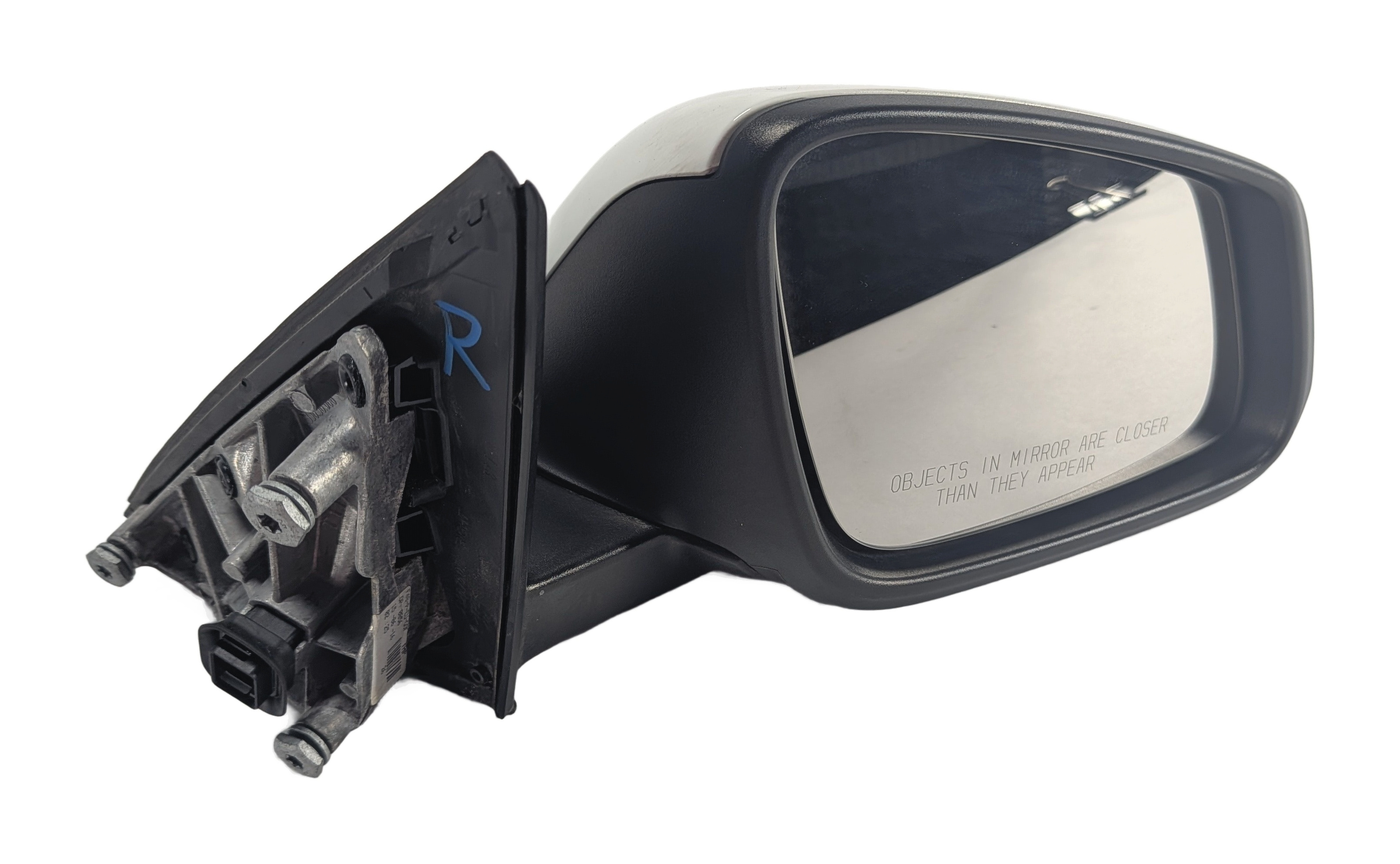 2016-2017 BMW X1 (F48) RIGHT PASSENGER POWER FOLD HEATED MEMORY MIRROR (White) — exact item pictured